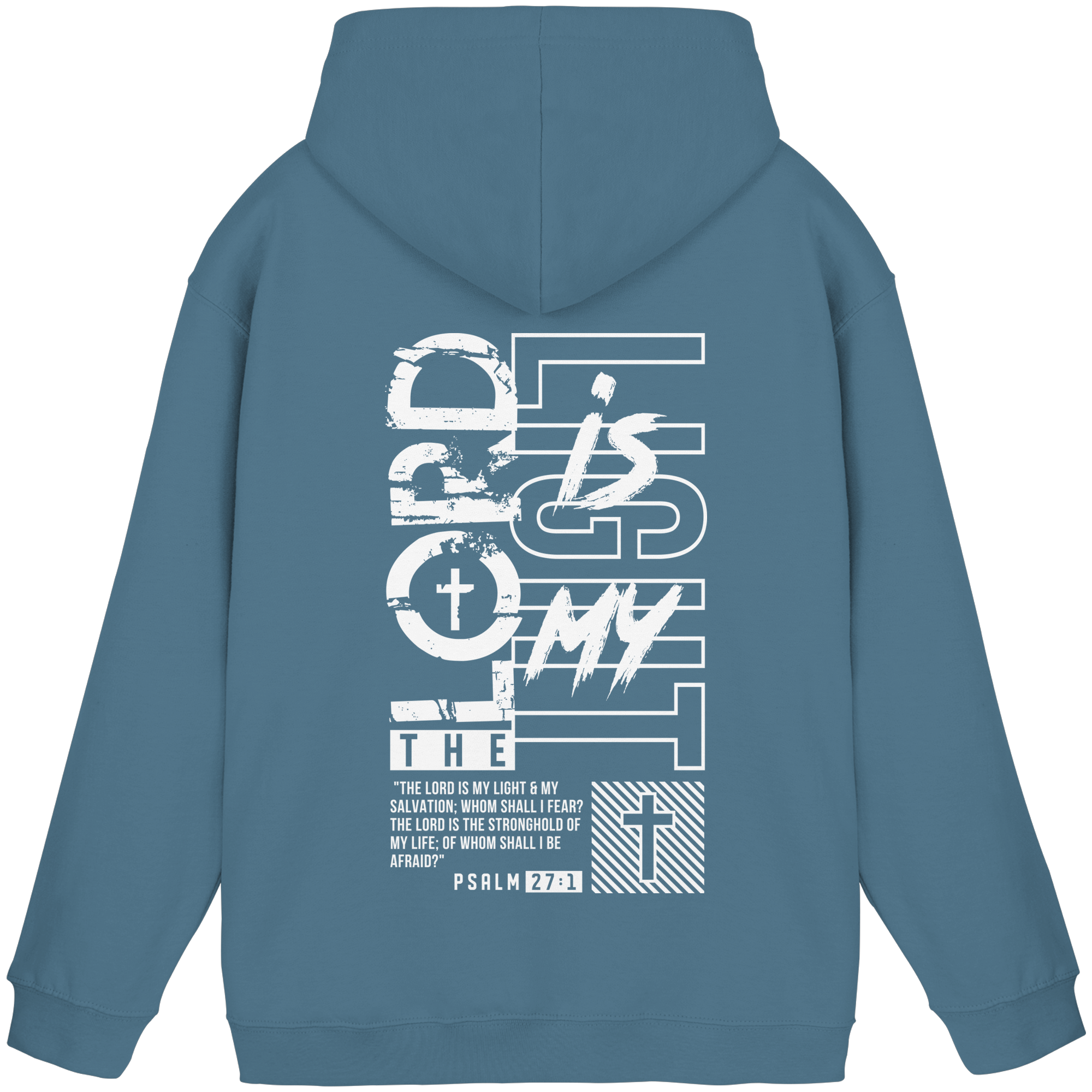 THE LORD IS MY LIGHT - Basic Unisex Hoodie