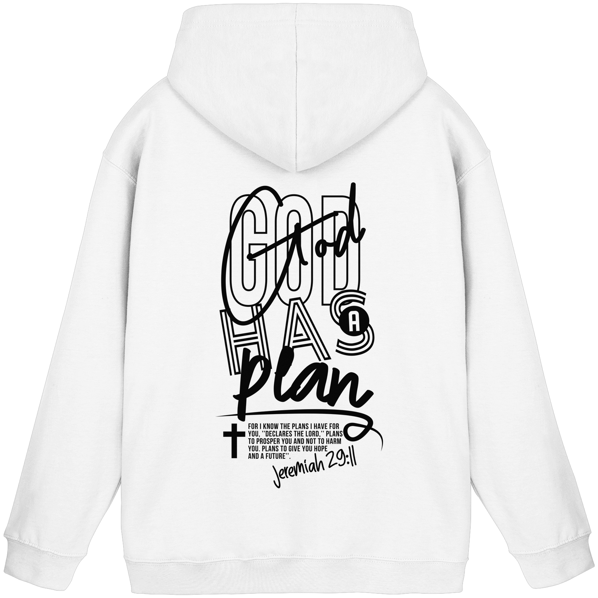 GOD HAS A PLAN - Basic Unisex Hoodie