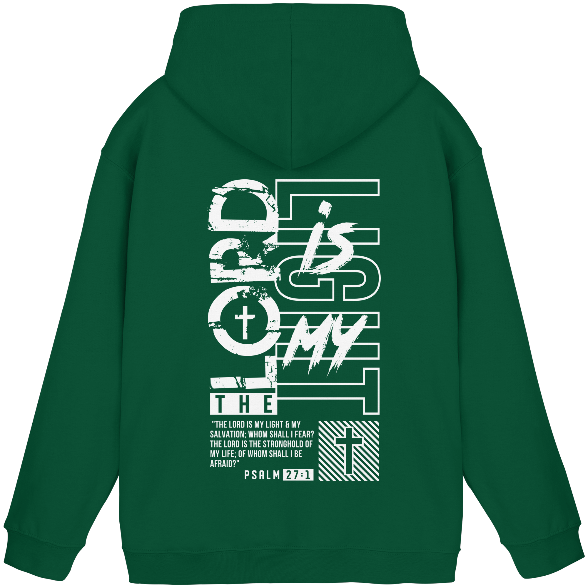 THE LORD IS MY LIGHT - Basic Unisex Hoodie