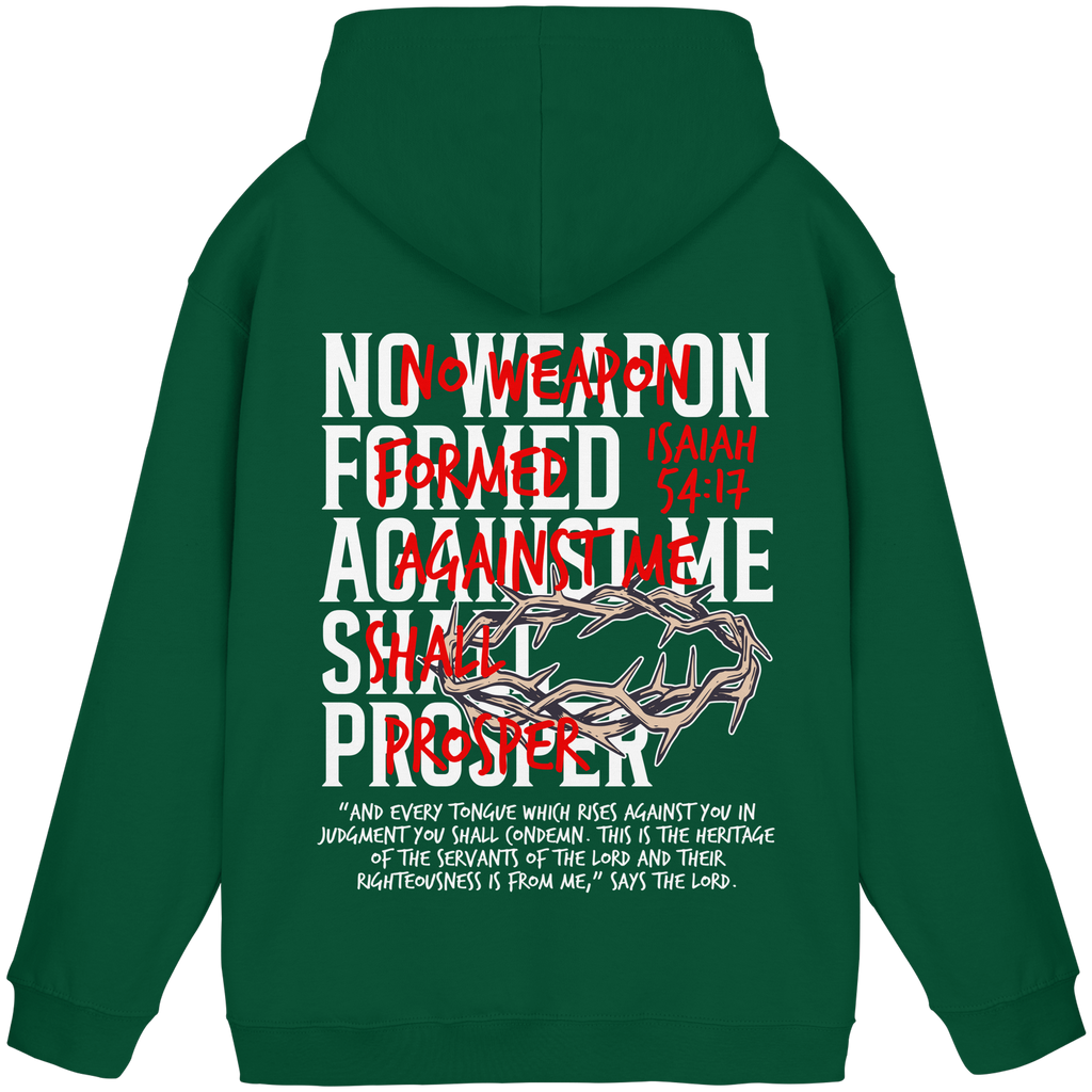 NO WEAPON SHALL PROSPER - Basic Unisex Hoodie