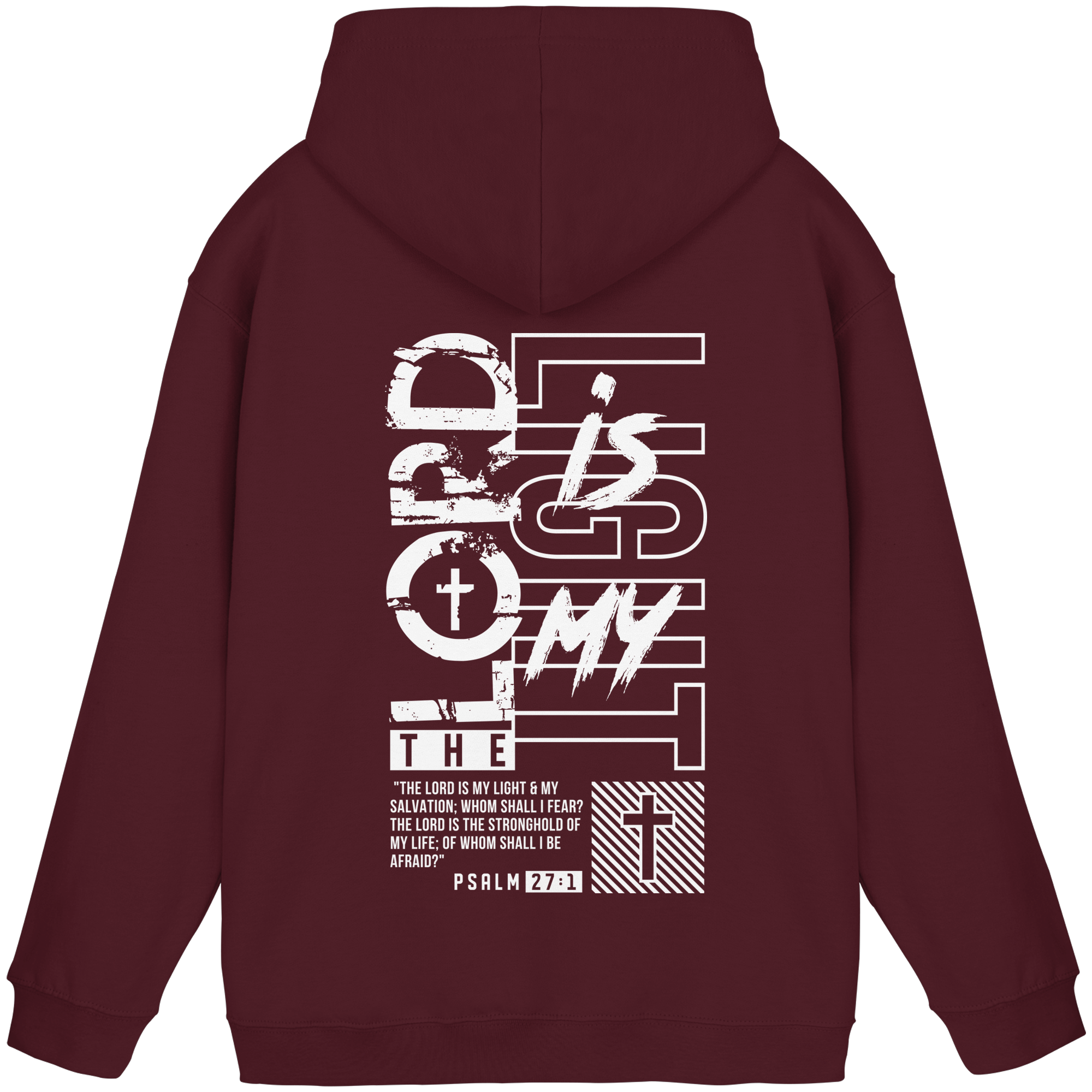 THE LORD IS MY LIGHT - Basic Unisex Hoodie