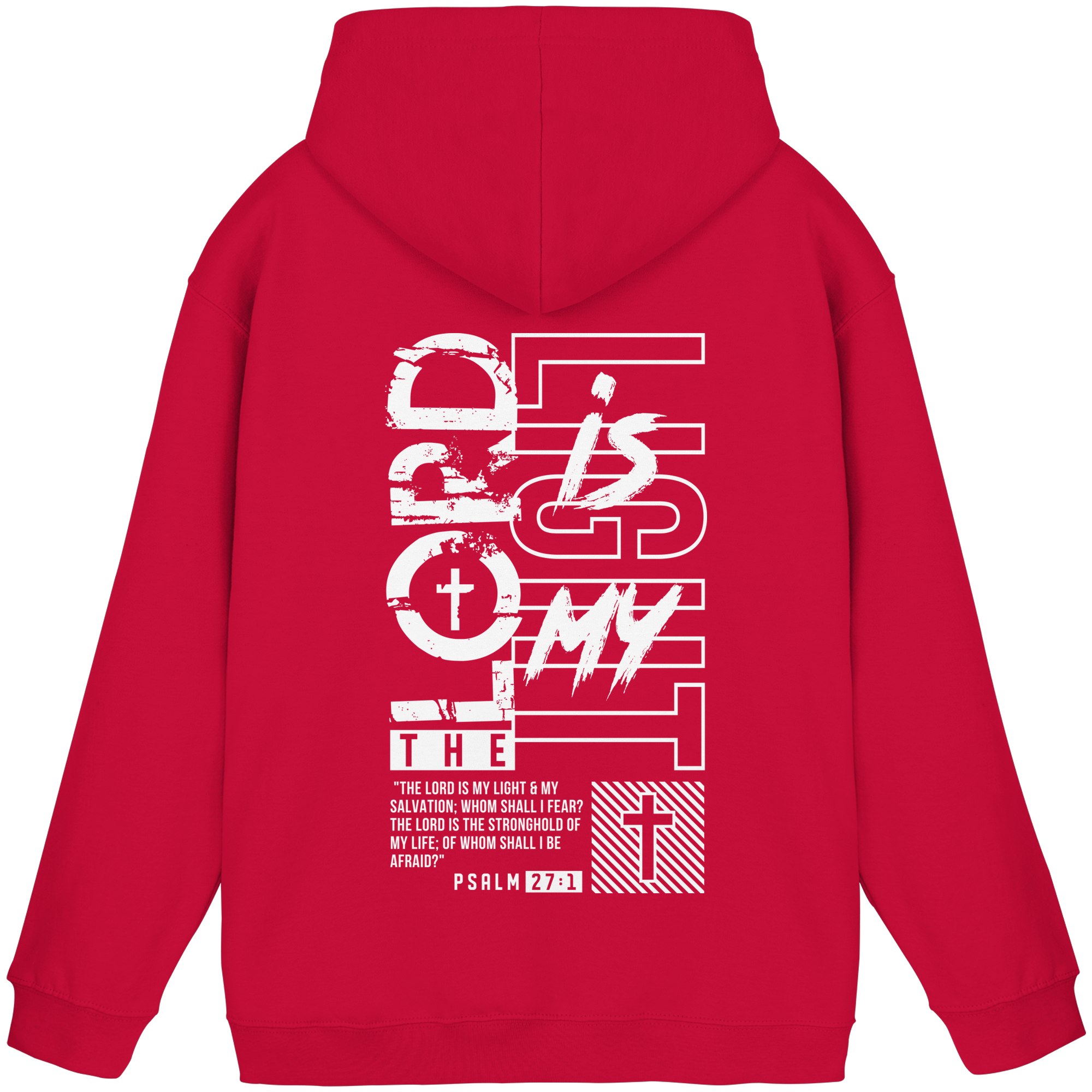 THE LORD IS MY LIGHT - Basic Unisex Hoodie