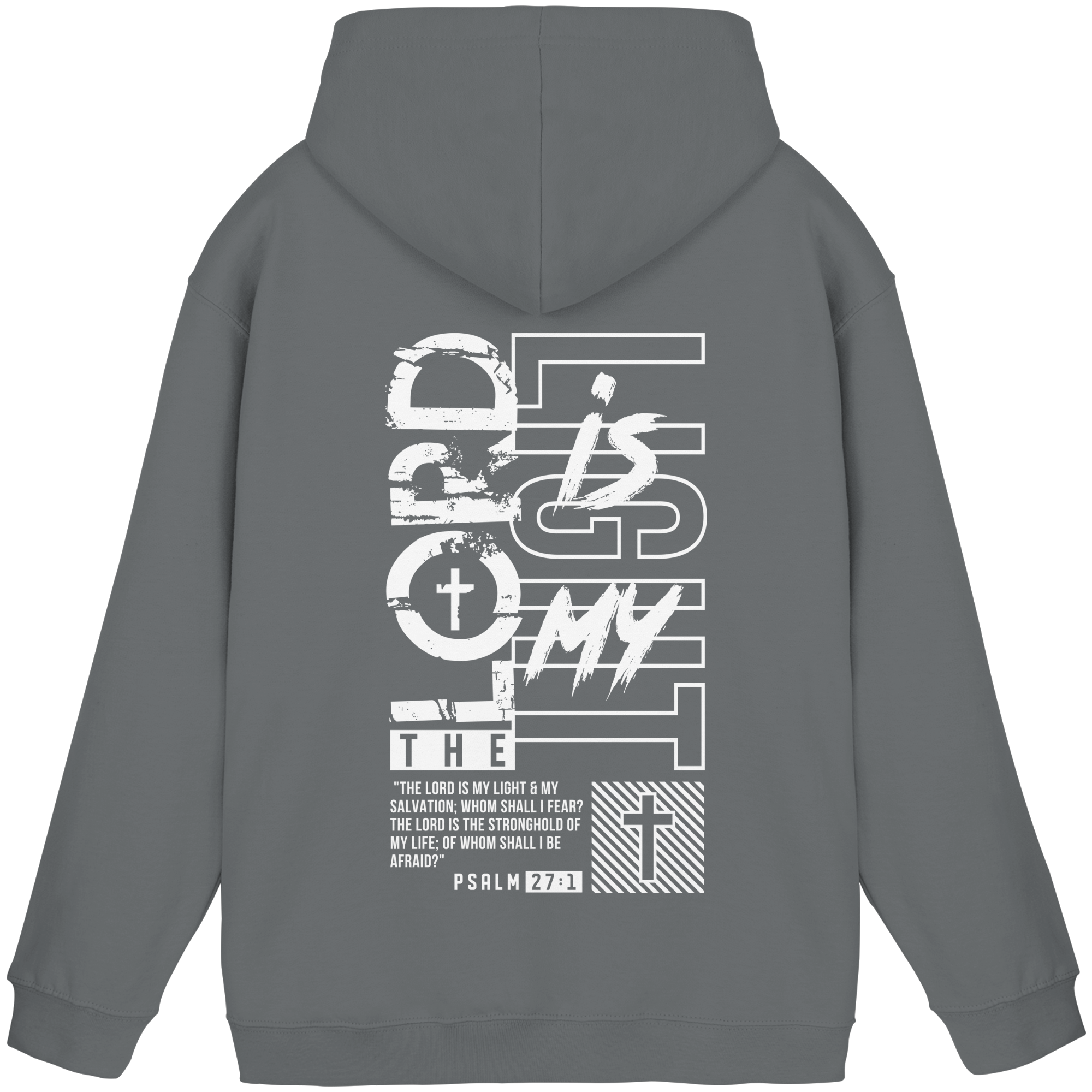 THE LORD IS MY LIGHT - Basic Unisex Hoodie