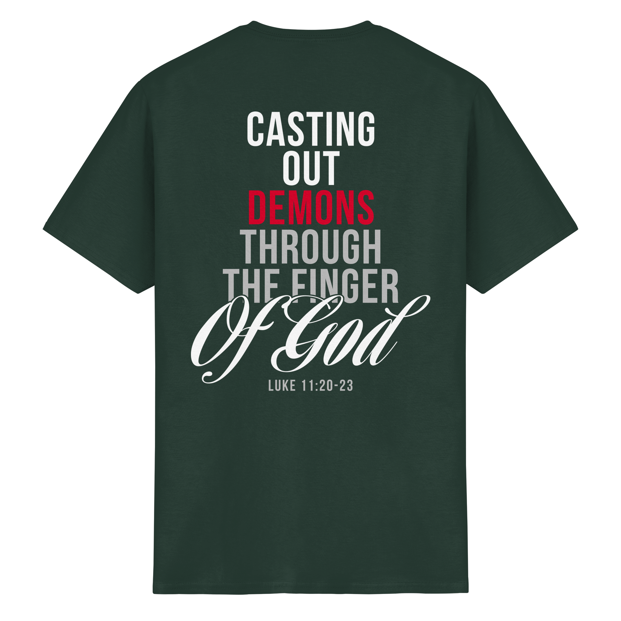 CASTING OUT DEMONS - Heavy Cotton T-Shirt