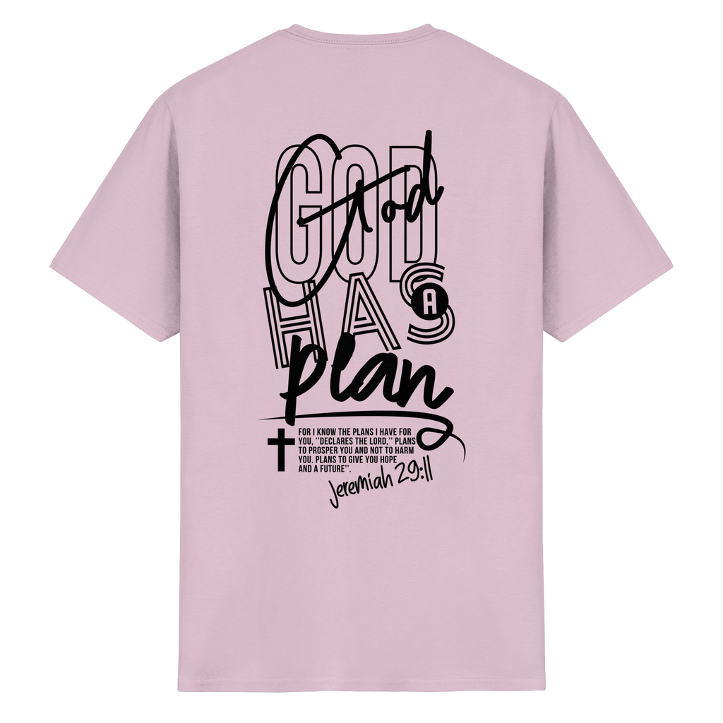 GOD HAS A PLAN - Heavy Cotton T-Shirt