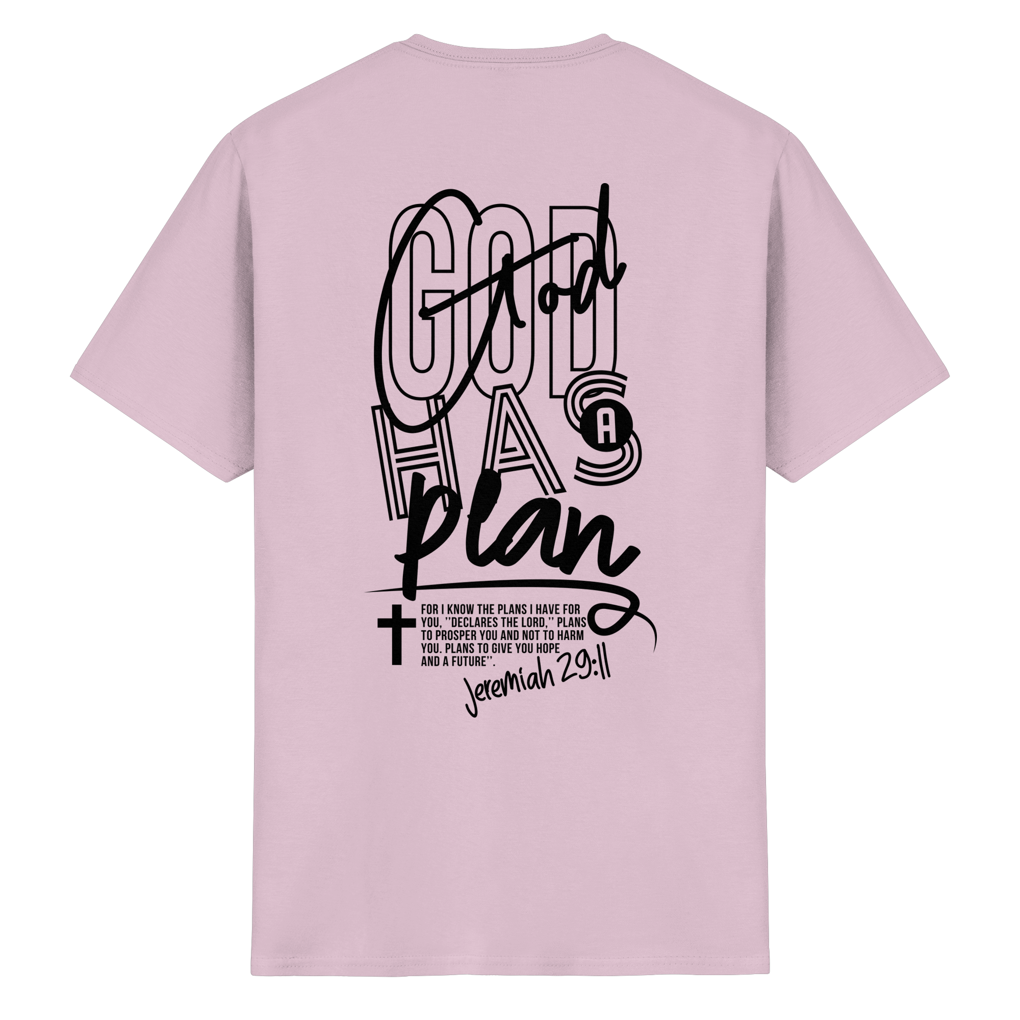 GOD HAS A PLAN - Heavy Cotton T-Shirt