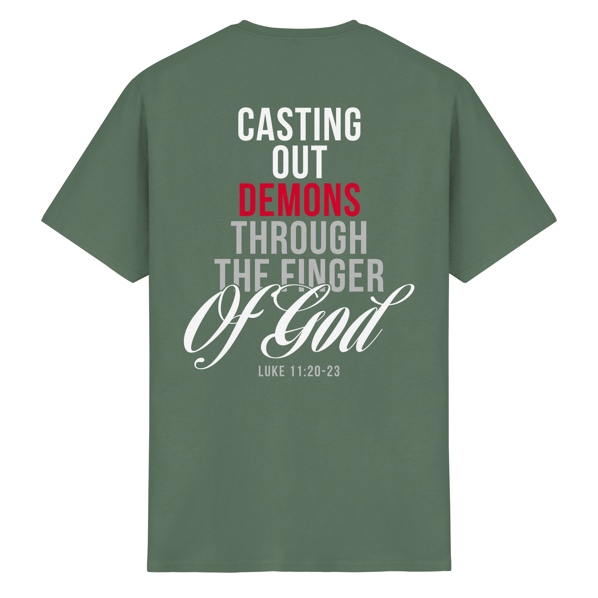 CASTING OUT DEMONS - Heavy Cotton T-Shirt