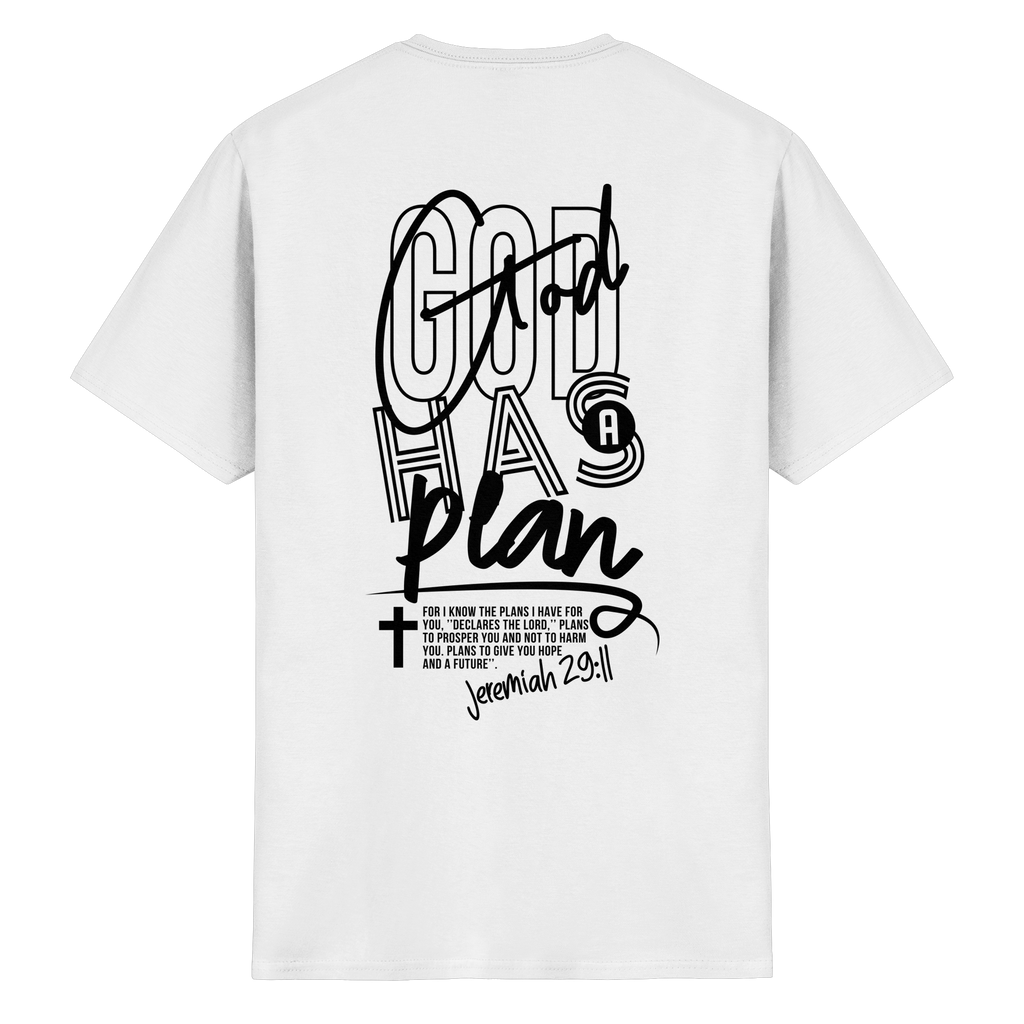 GOD HAS A PLAN - Heavy Cotton T-Shirt