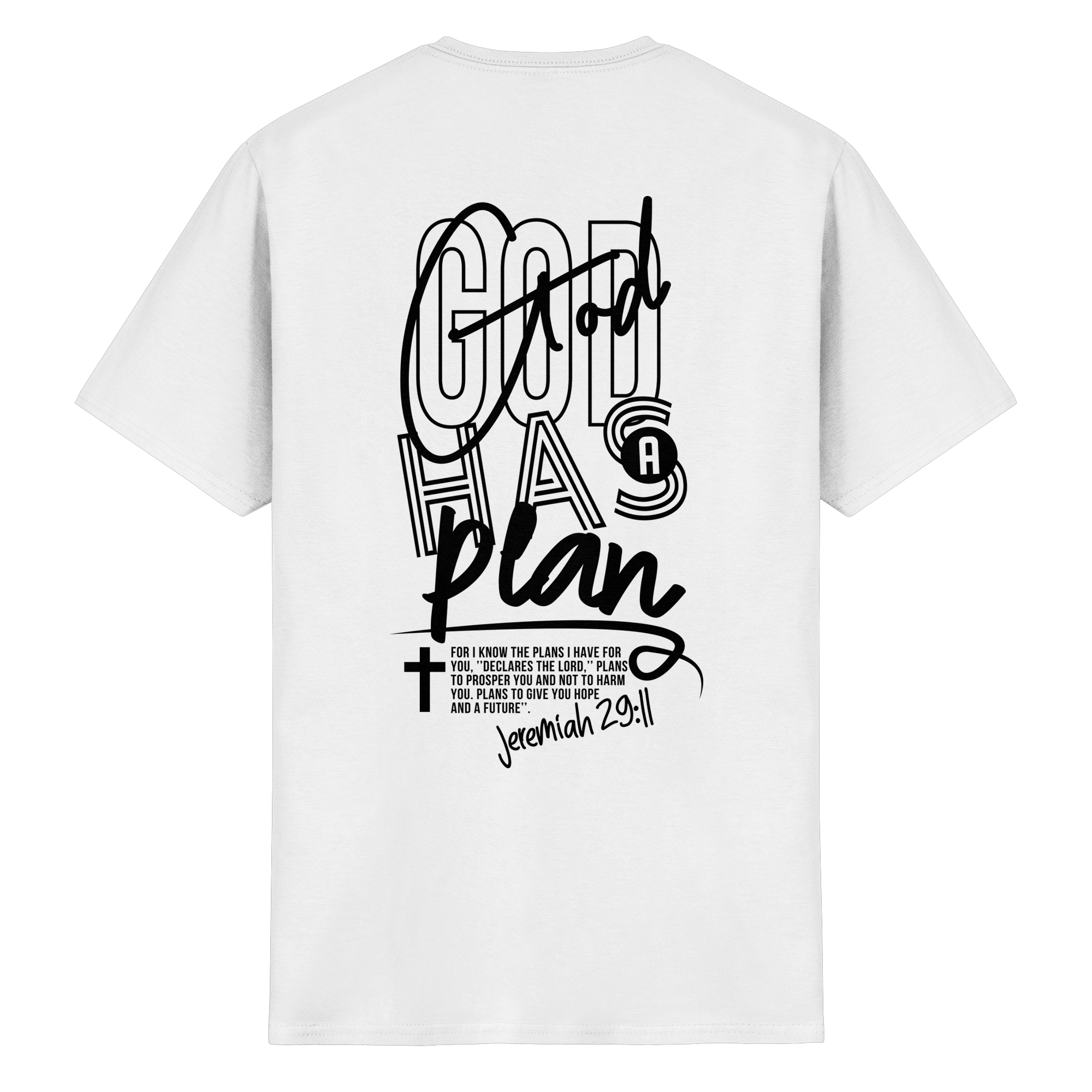 GOD HAS A PLAN - Heavy Cotton T-Shirt