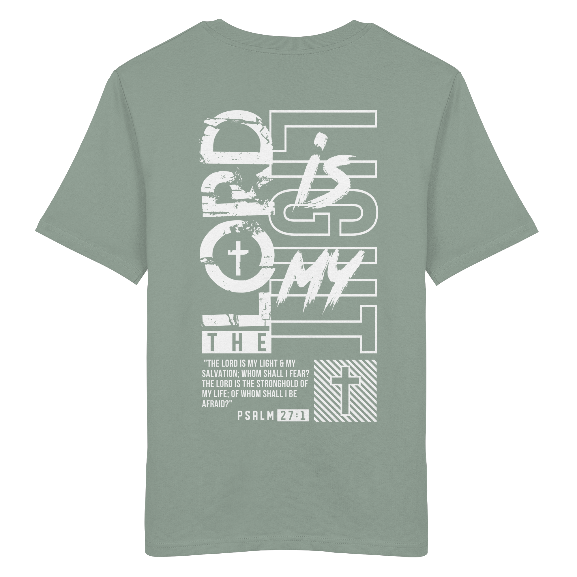 THE LORD IS MY LIGHT - T-Shirt Bio Baumwolle