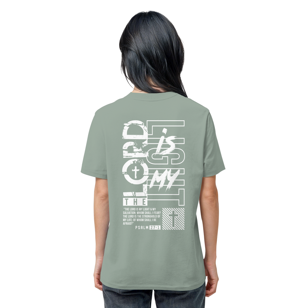 THE LORD IS MY LIGHT - T-Shirt Bio Baumwolle