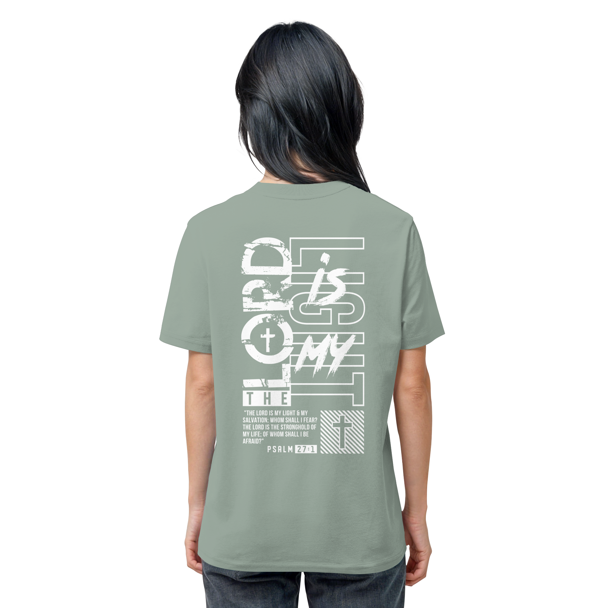 THE LORD IS MY LIGHT - T-Shirt Bio Baumwolle