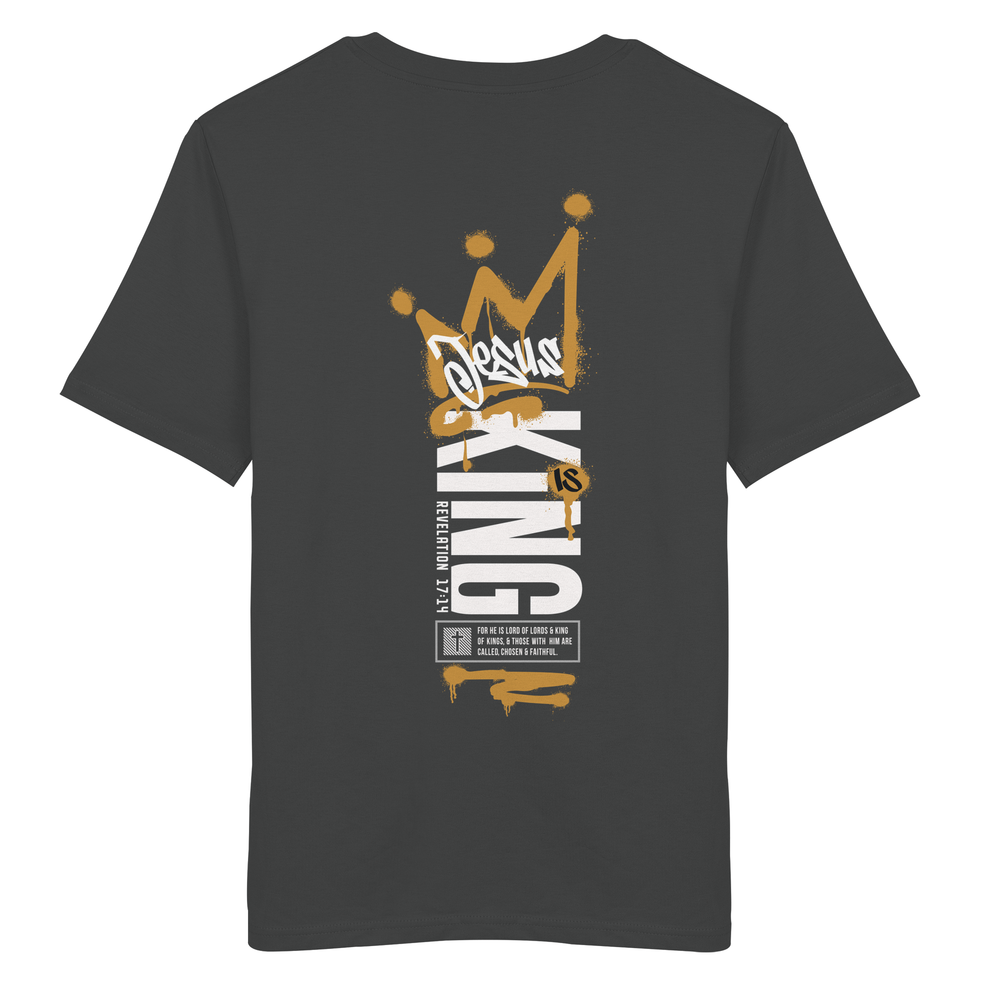JESUS IS KING - T-Shirt Bio Baumwolle
