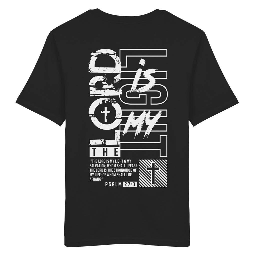 THE LORD IS MY LIGHT - T-Shirt Bio Baumwolle