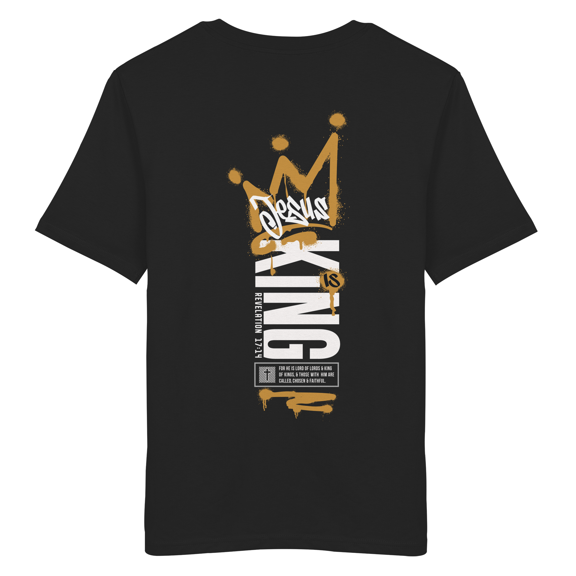 JESUS IS KING - T-Shirt Bio Baumwolle