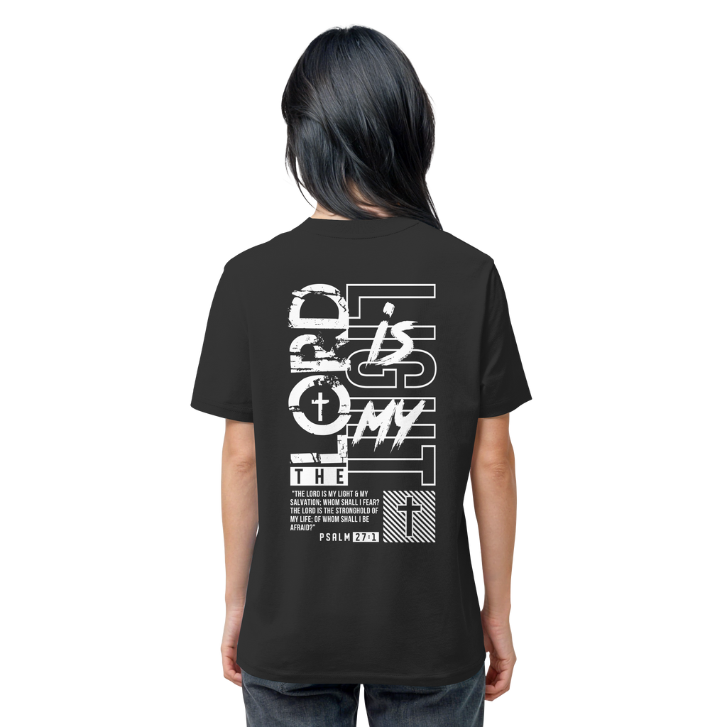 THE LORD IS MY LIGHT - T-Shirt Bio Baumwolle