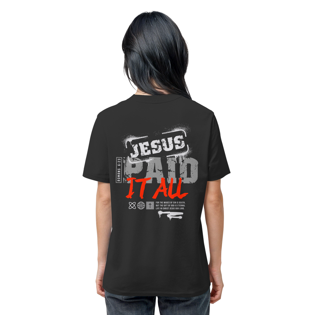 JESUS PAID ALL - T-Shirt Bio Baumwolle