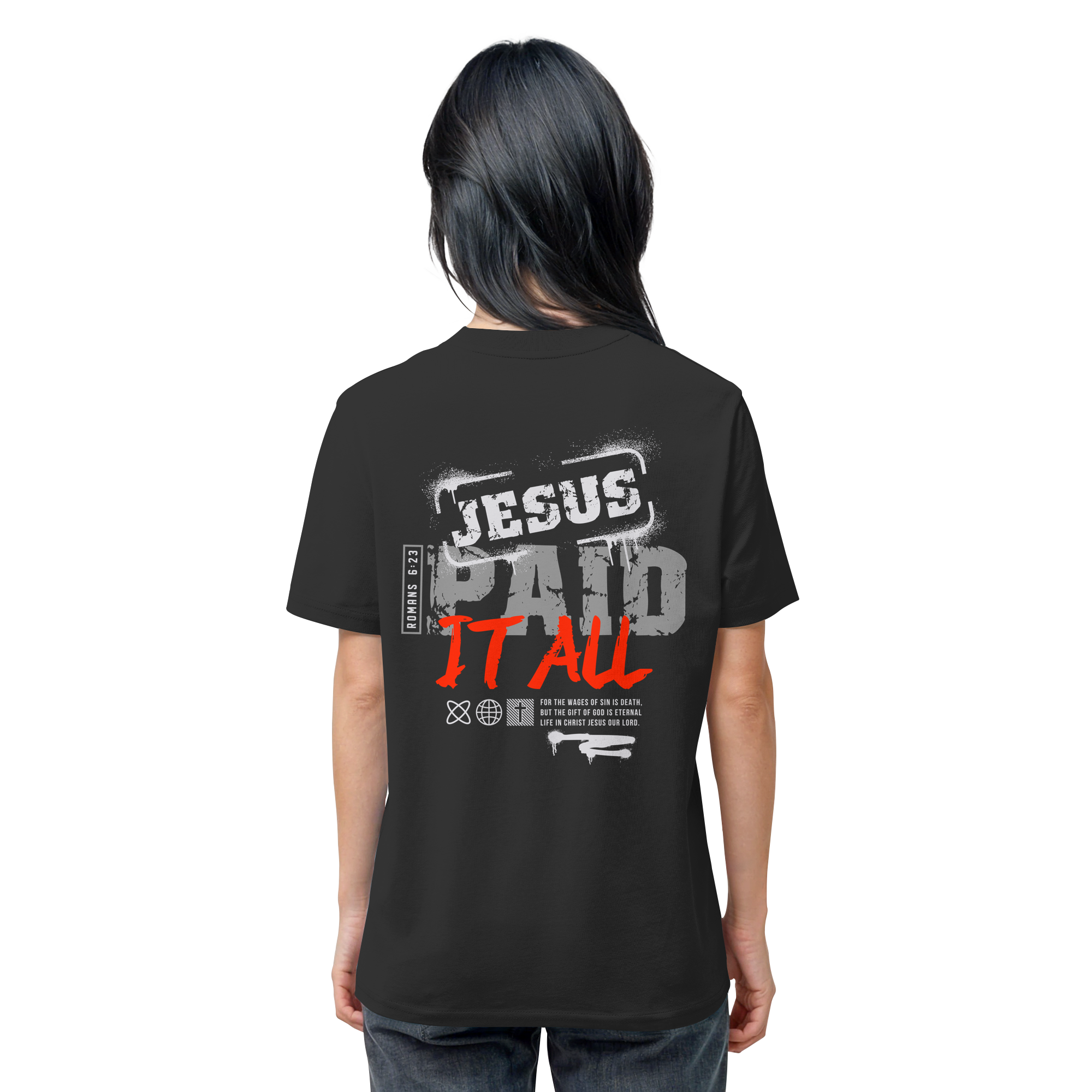JESUS PAID ALL - T-Shirt Bio Baumwolle