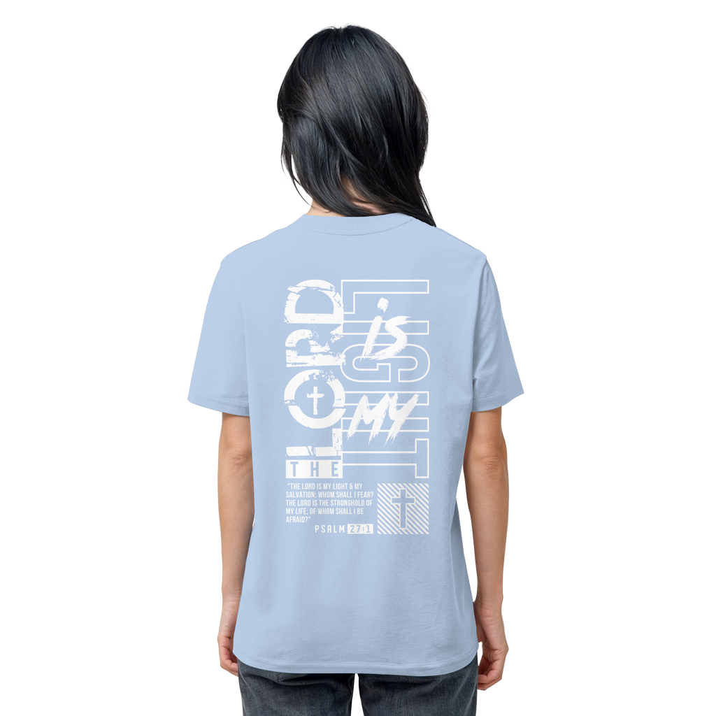THE LORD IS MY LIGHT - T-Shirt Bio Baumwolle