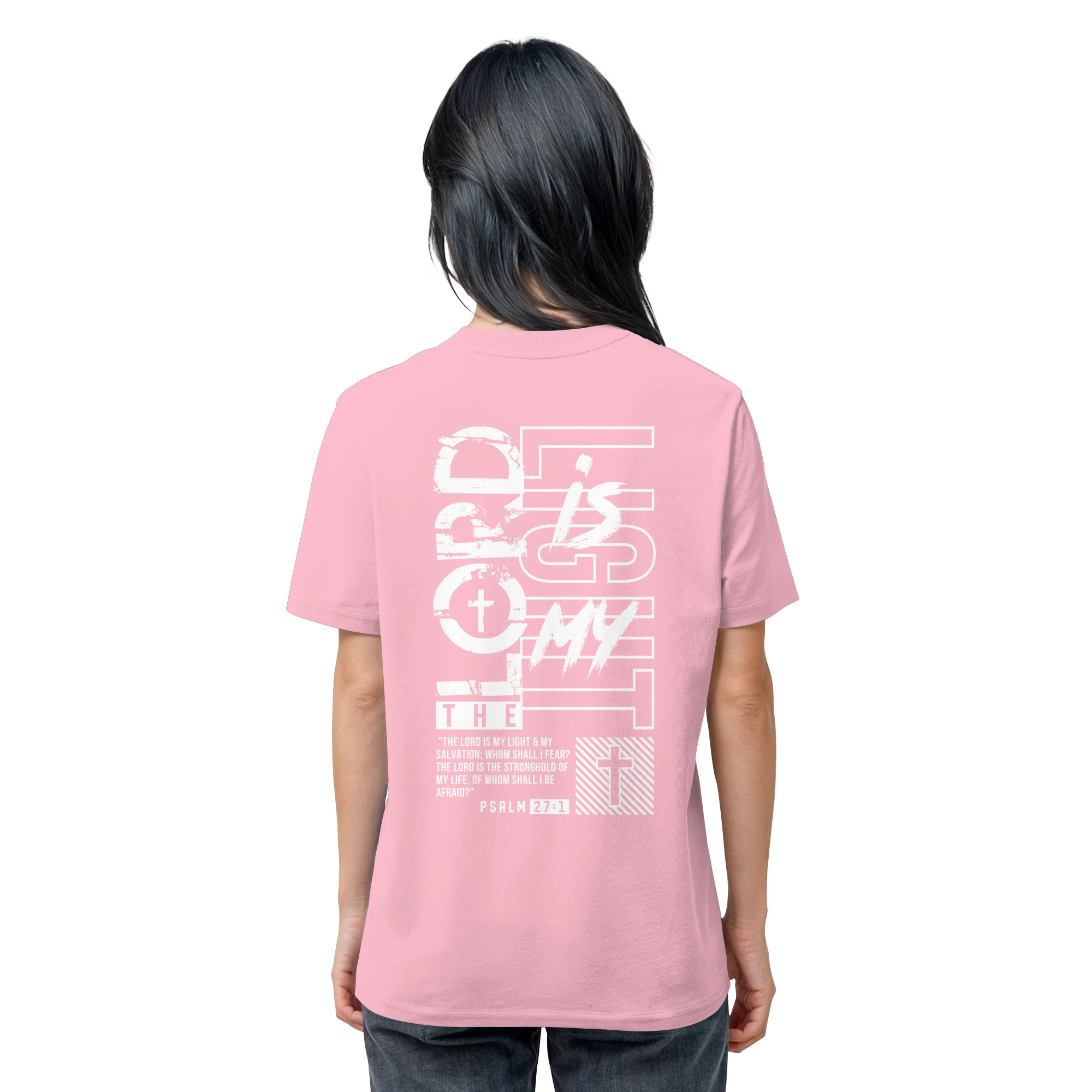 THE LORD IS MY LIGHT - T-Shirt Bio Baumwolle