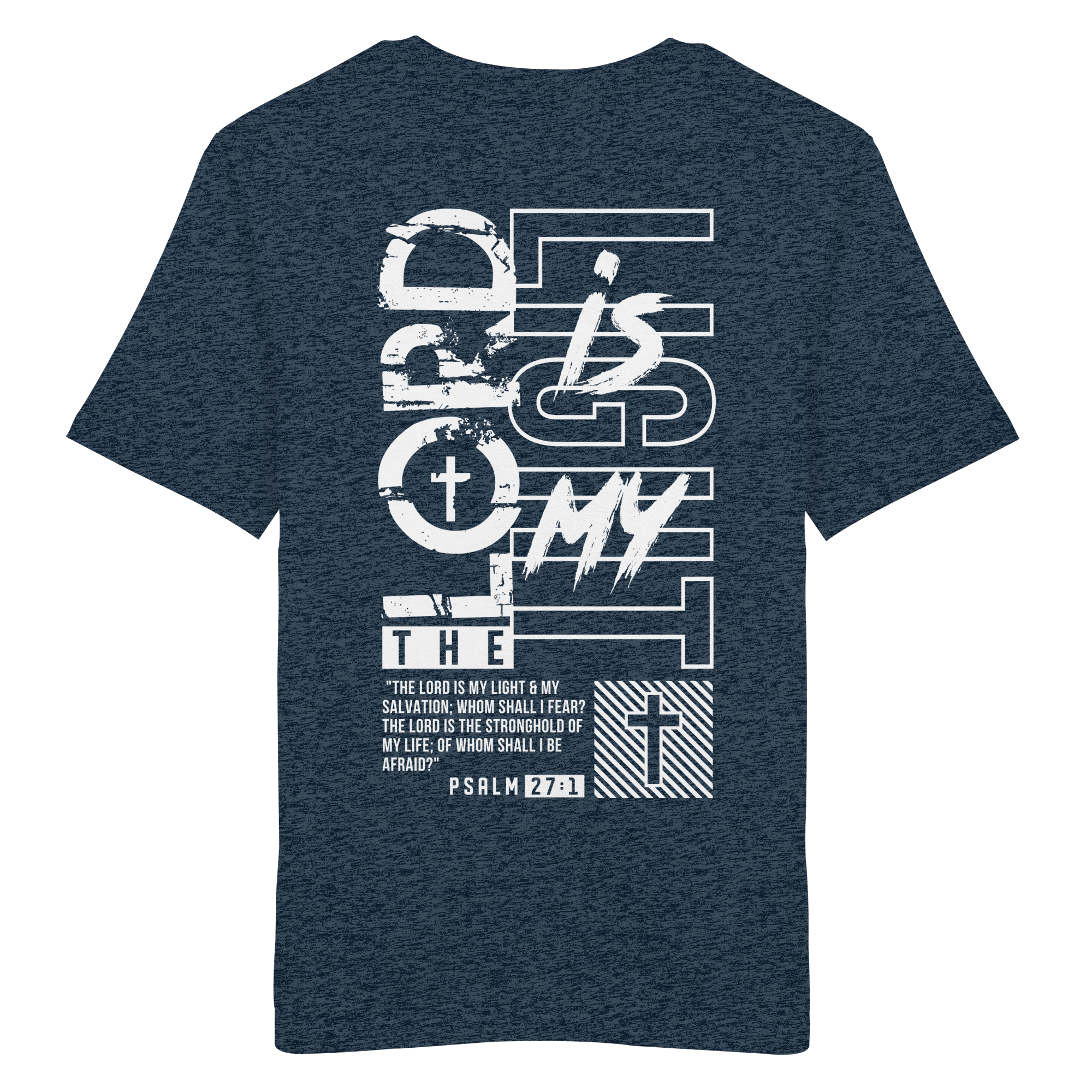 THE LORD IS MY LIGHT - T-Shirt Bio Baumwolle