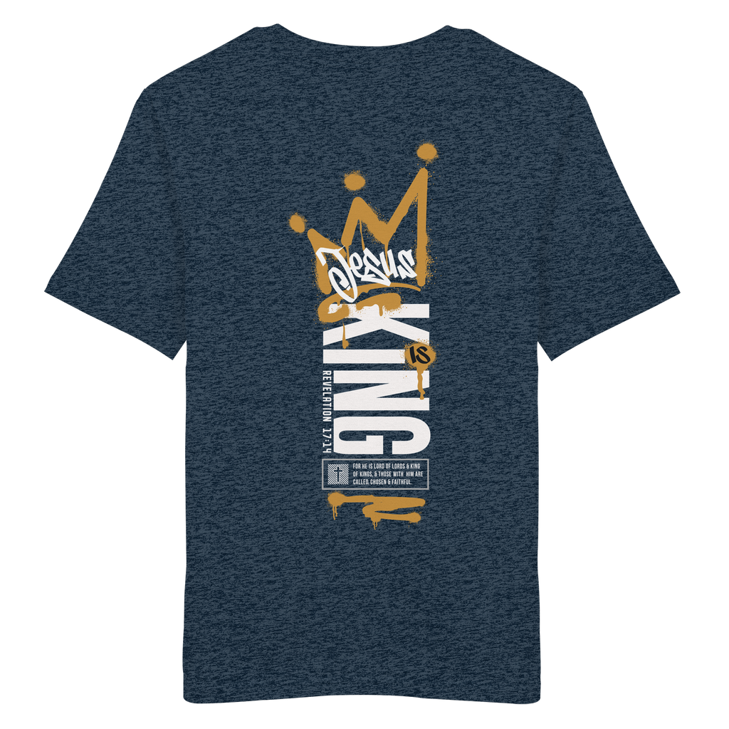JESUS IS KING - T-Shirt Bio Baumwolle