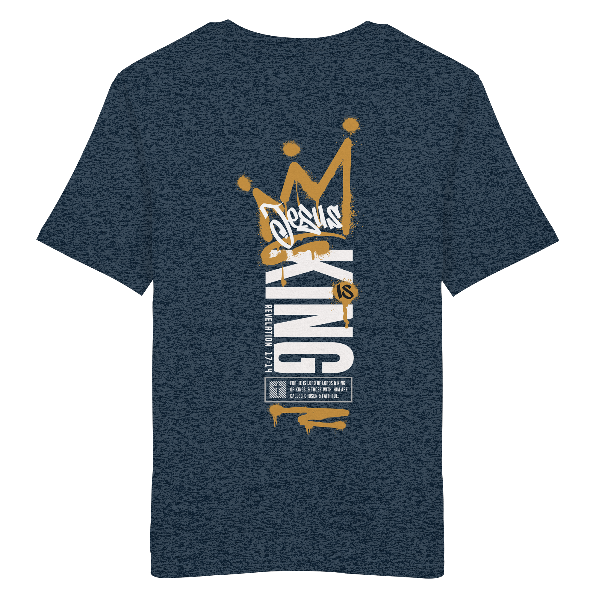JESUS IS KING - T-Shirt Bio Baumwolle
