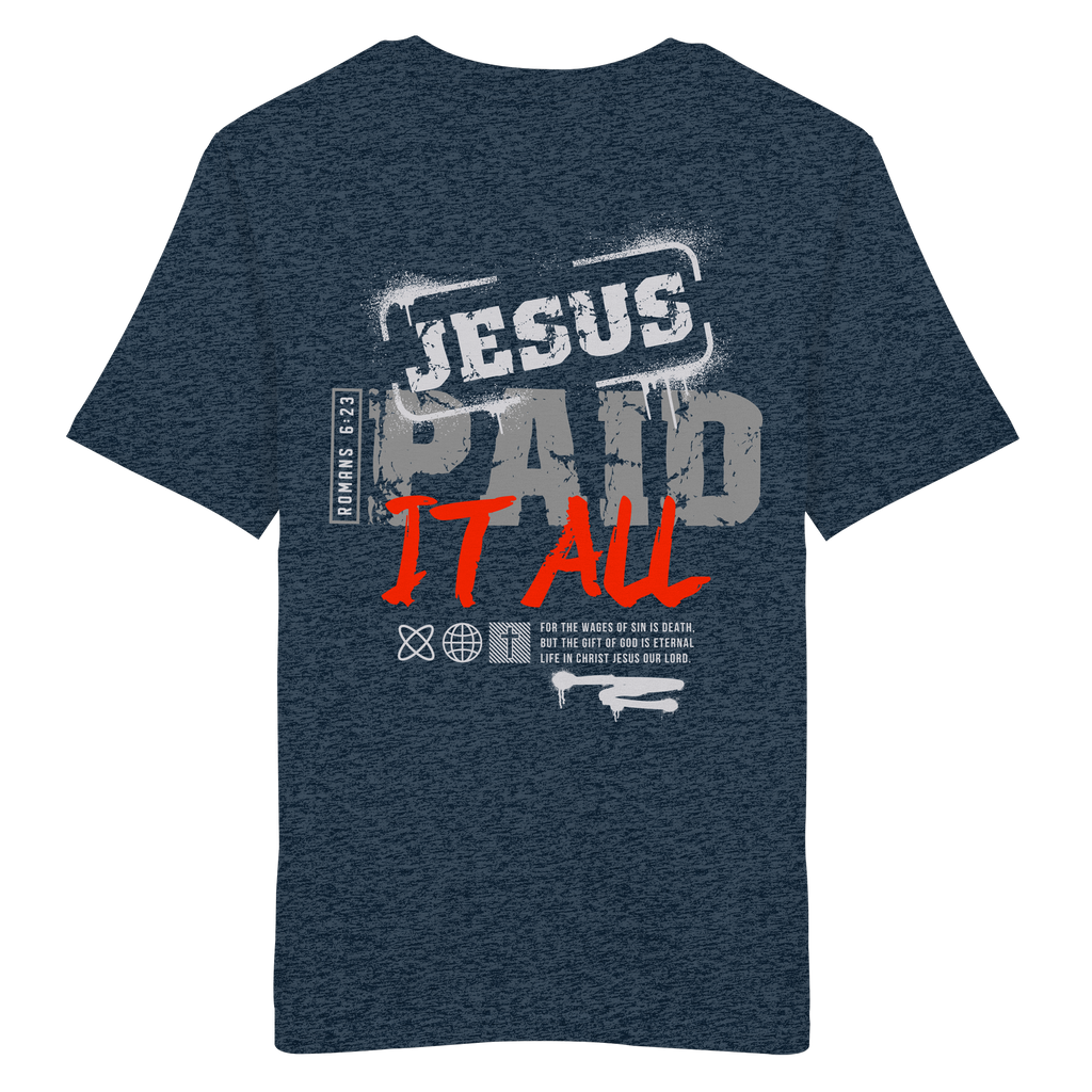 JESUS PAID ALL - T-Shirt Bio Baumwolle