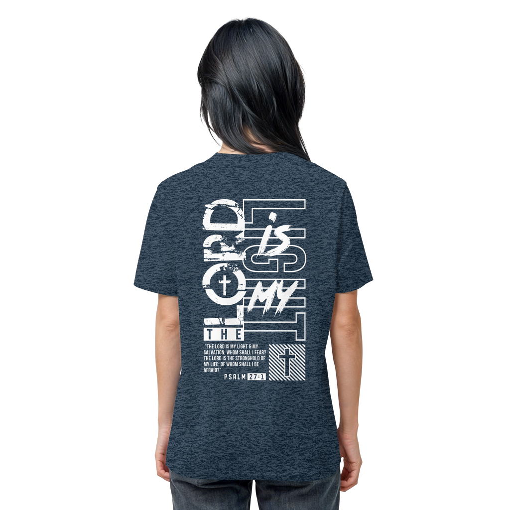 THE LORD IS MY LIGHT - T-Shirt Bio Baumwolle