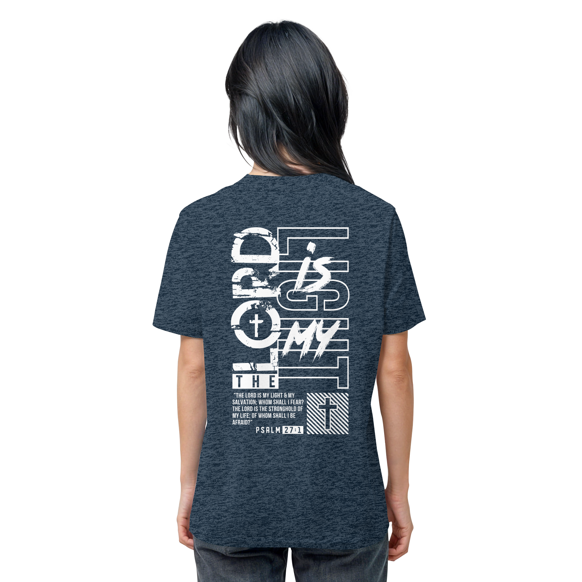 THE LORD IS MY LIGHT - T-Shirt Bio Baumwolle