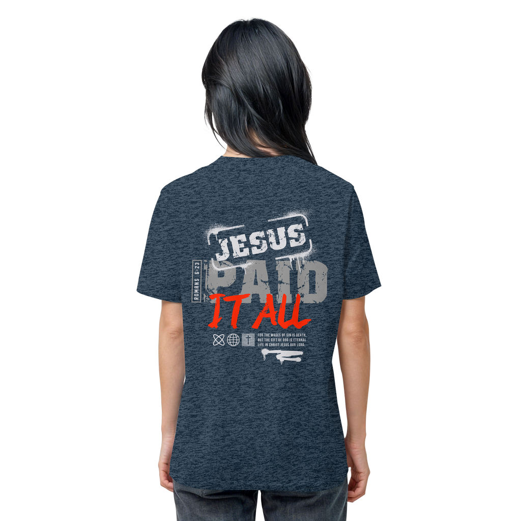 JESUS PAID ALL - T-Shirt Bio Baumwolle