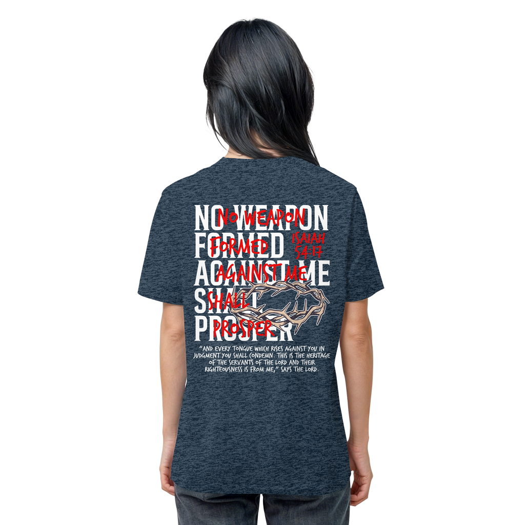 NO WEAPON SHALL PROSPER - Organic Shirt