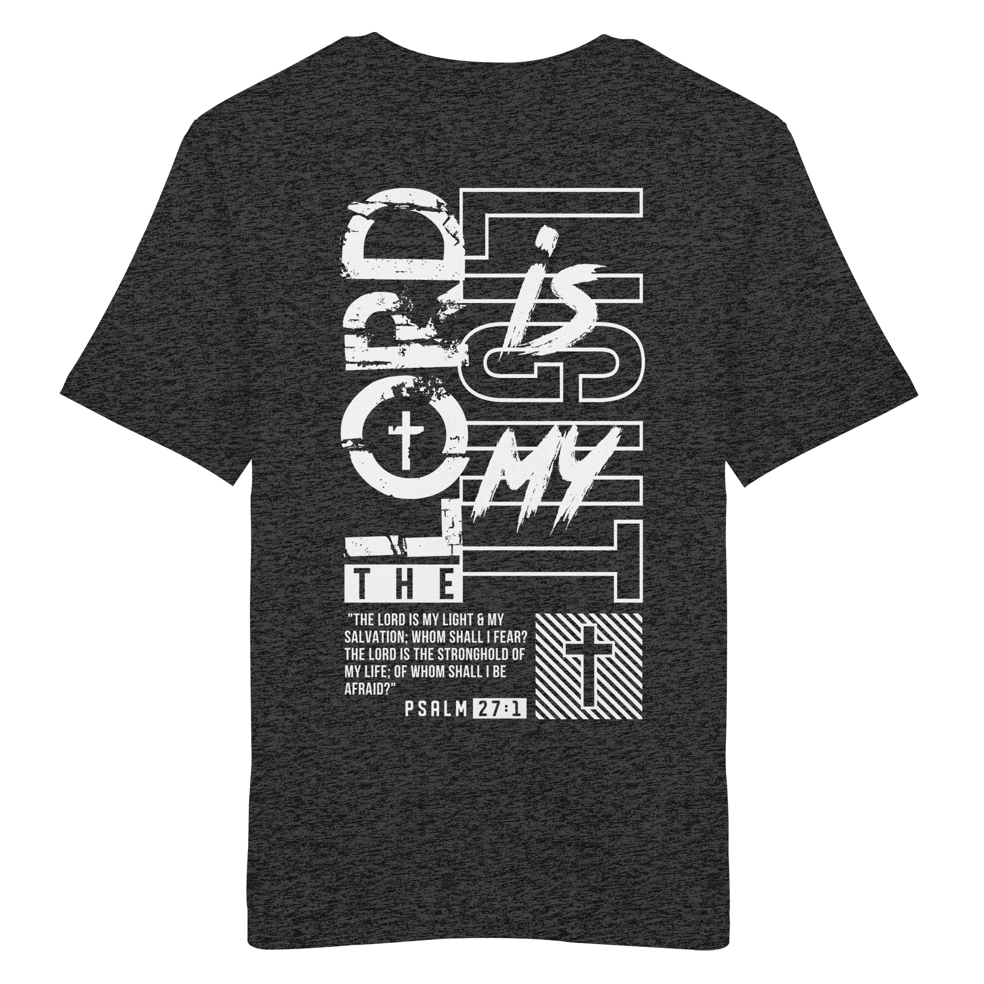 THE LORD IS MY LIGHT - T-Shirt Bio Baumwolle
