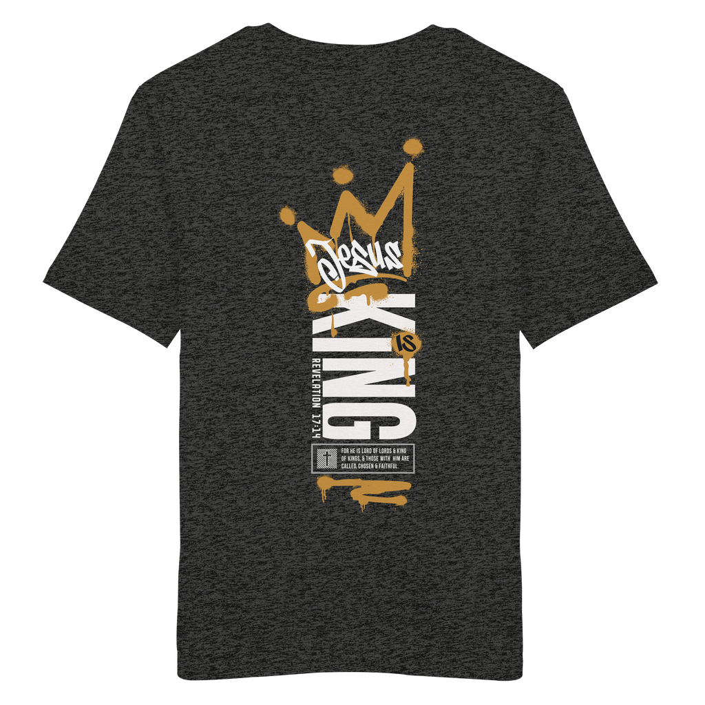 JESUS IS KING - T-Shirt Bio Baumwolle