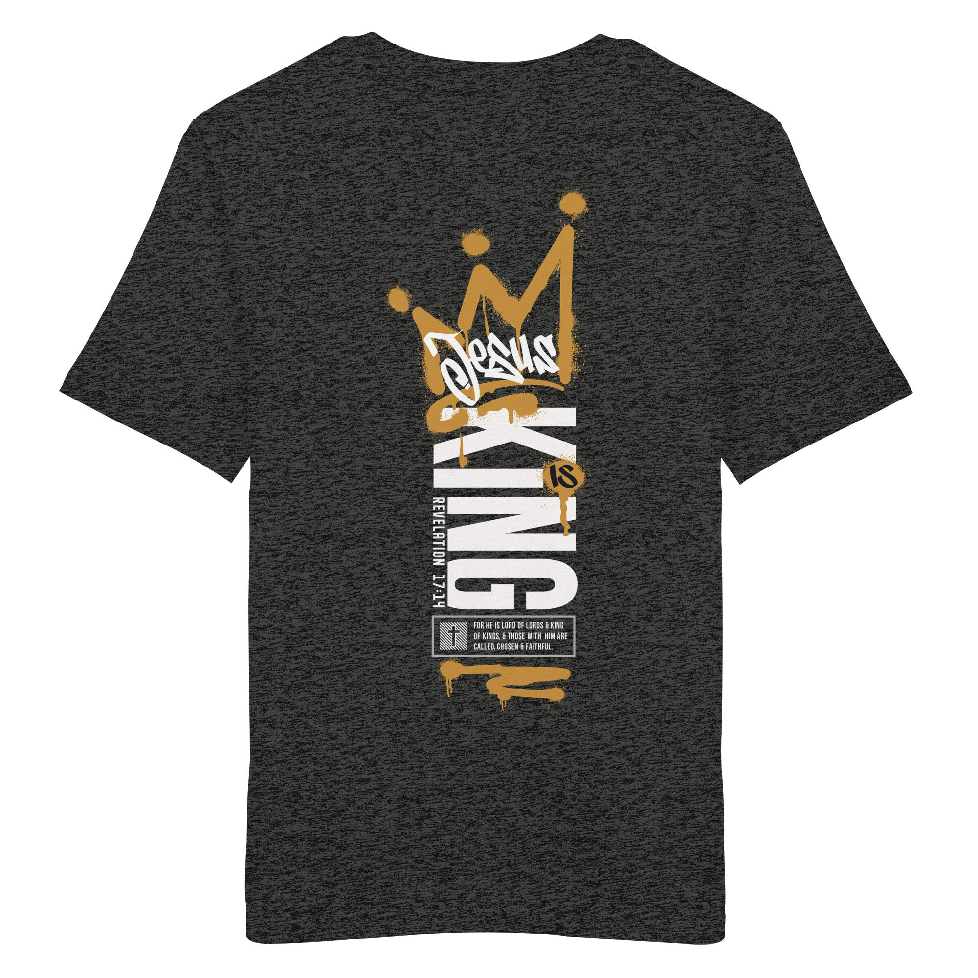 JESUS IS KING - T-Shirt Bio Baumwolle