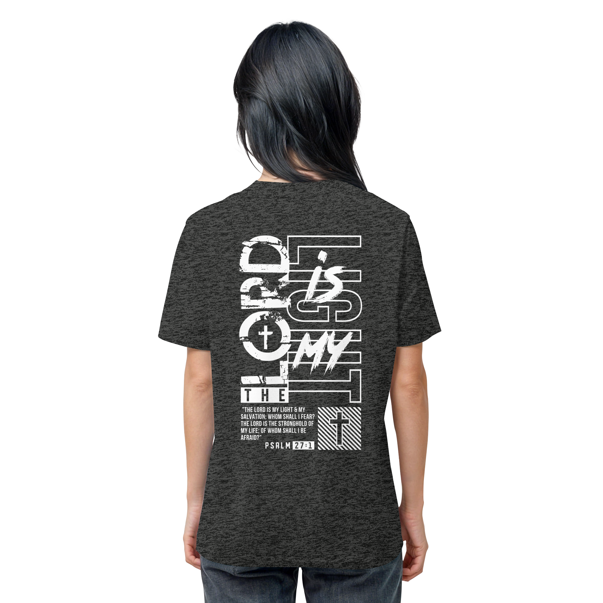 THE LORD IS MY LIGHT - T-Shirt Bio Baumwolle