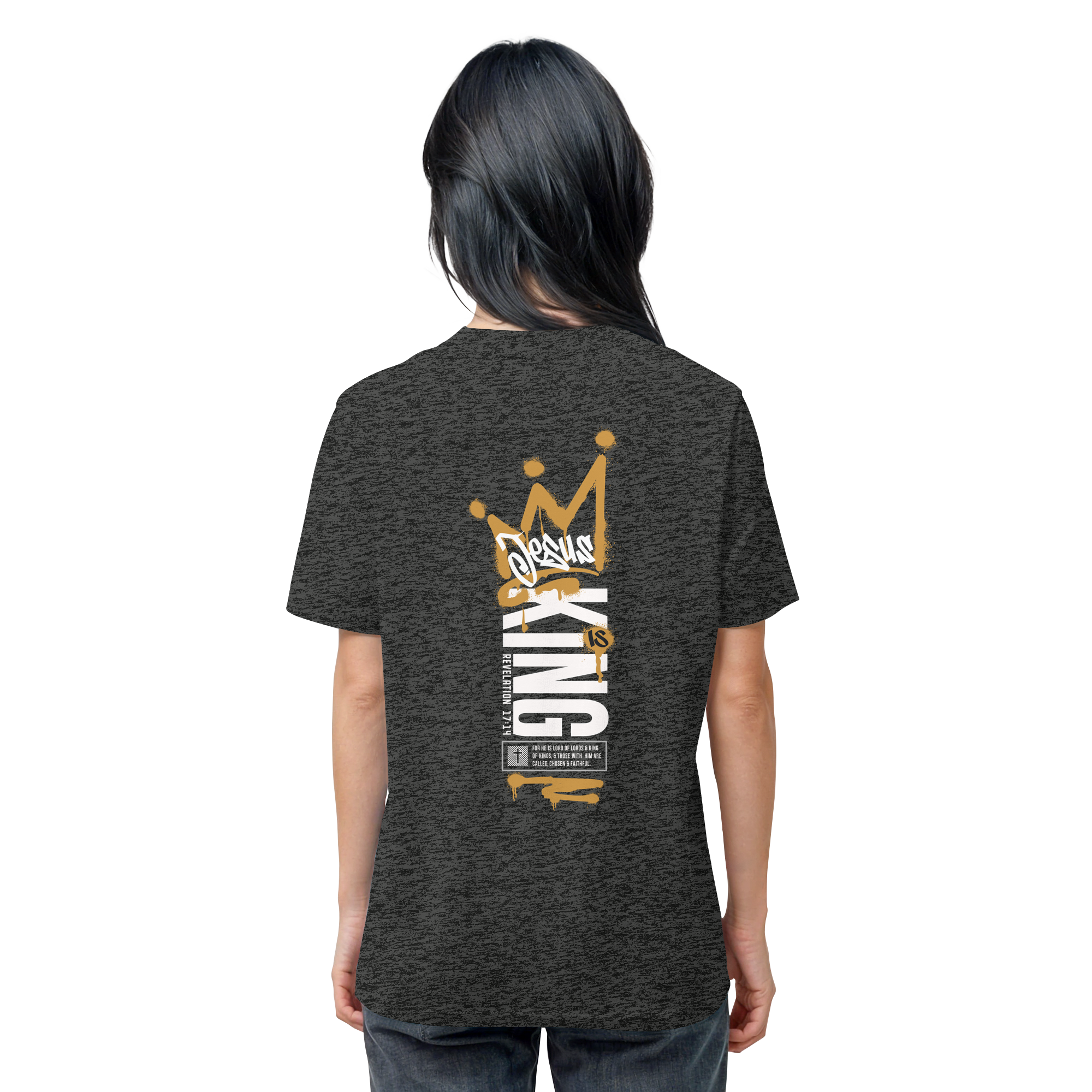JESUS IS KING - T-Shirt Bio Baumwolle