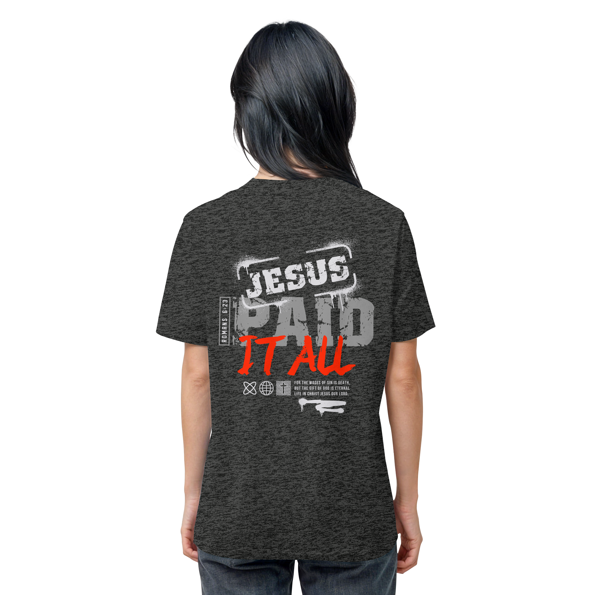JESUS PAID ALL - T-Shirt Bio Baumwolle