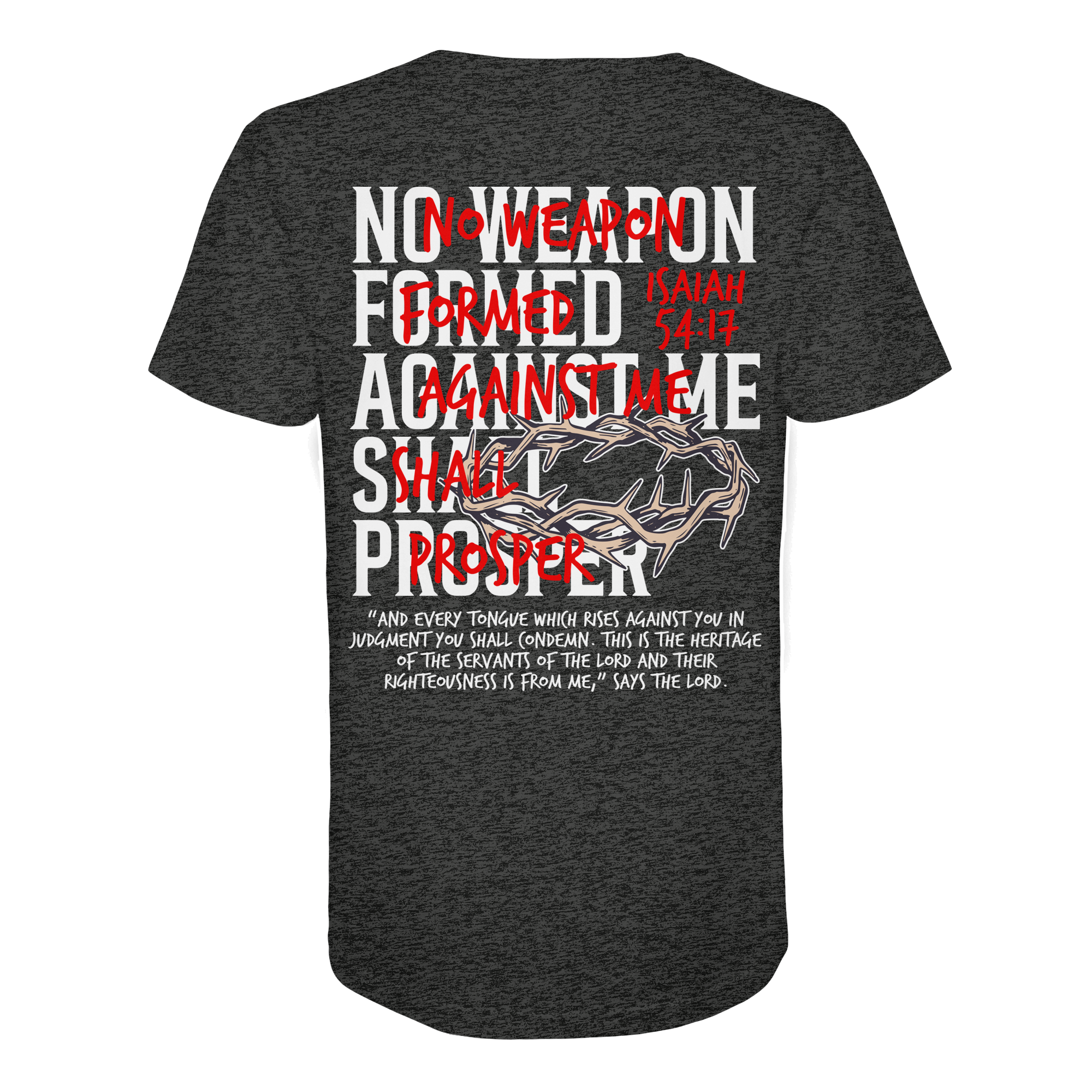 NO WEAPON SHALL PROSPER - Organic Shirt