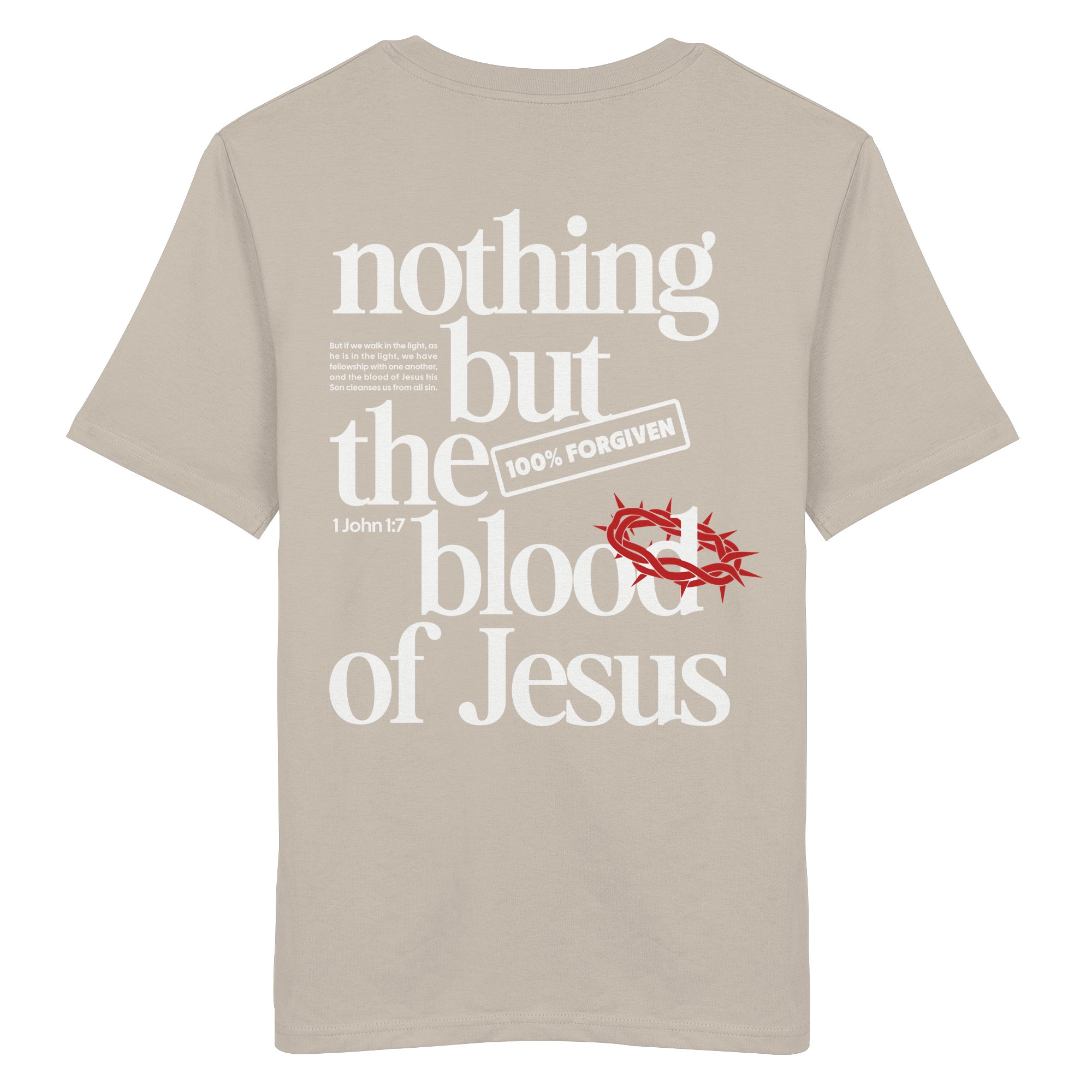 THE BLOOD OF JESUS - T-Shirt Bio Baumwolle