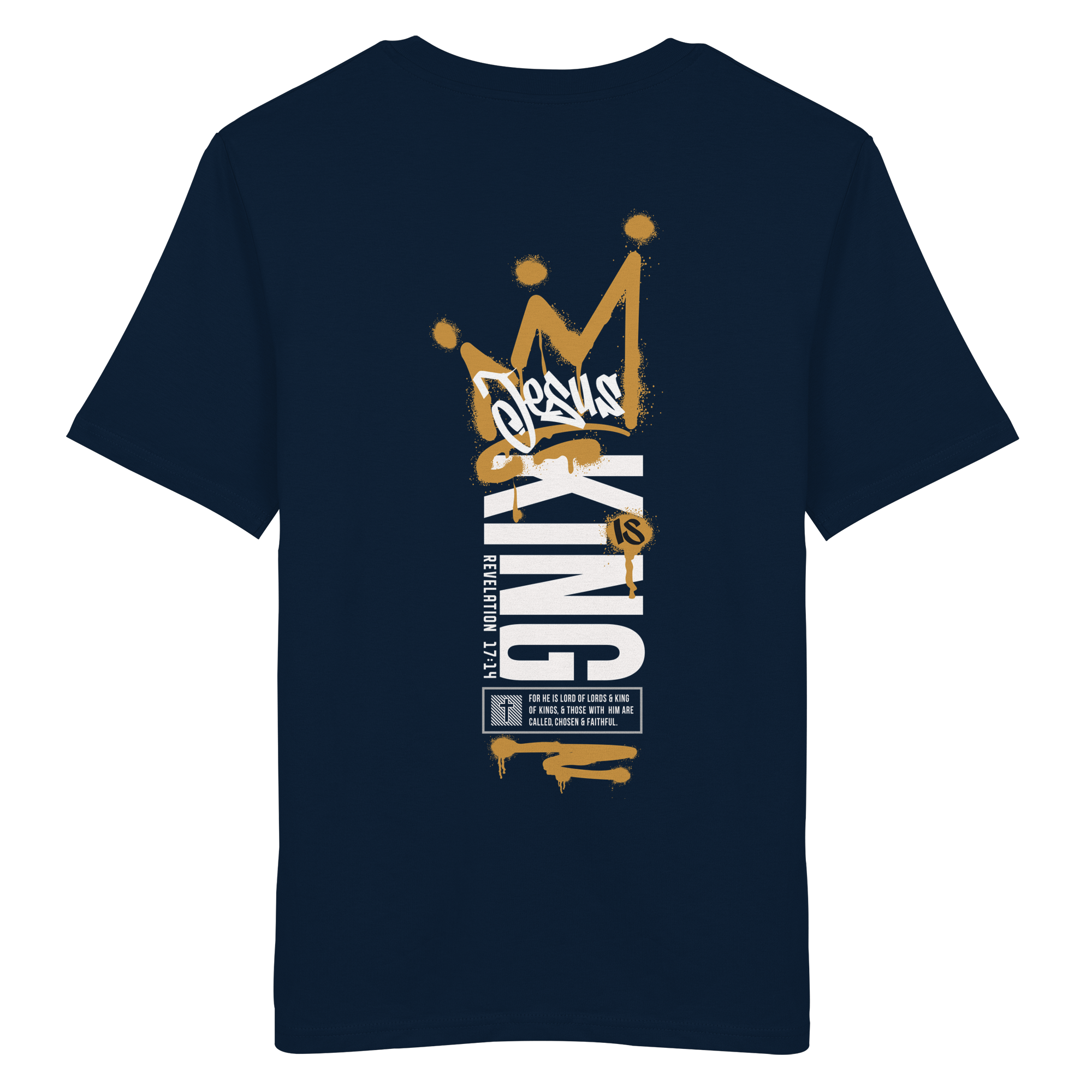 JESUS IS KING - T-Shirt Bio Baumwolle