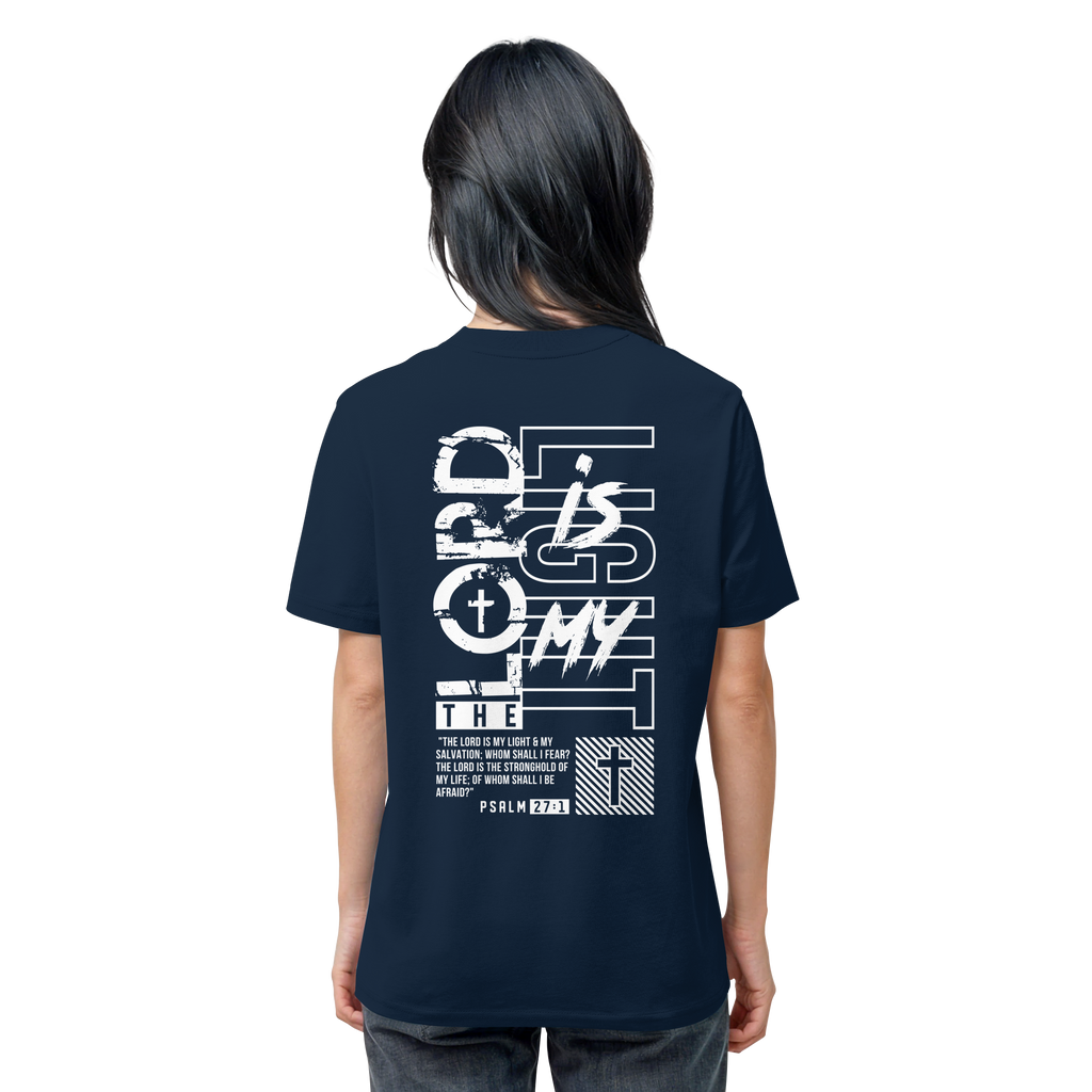 THE LORD IS MY LIGHT - T-Shirt Bio Baumwolle