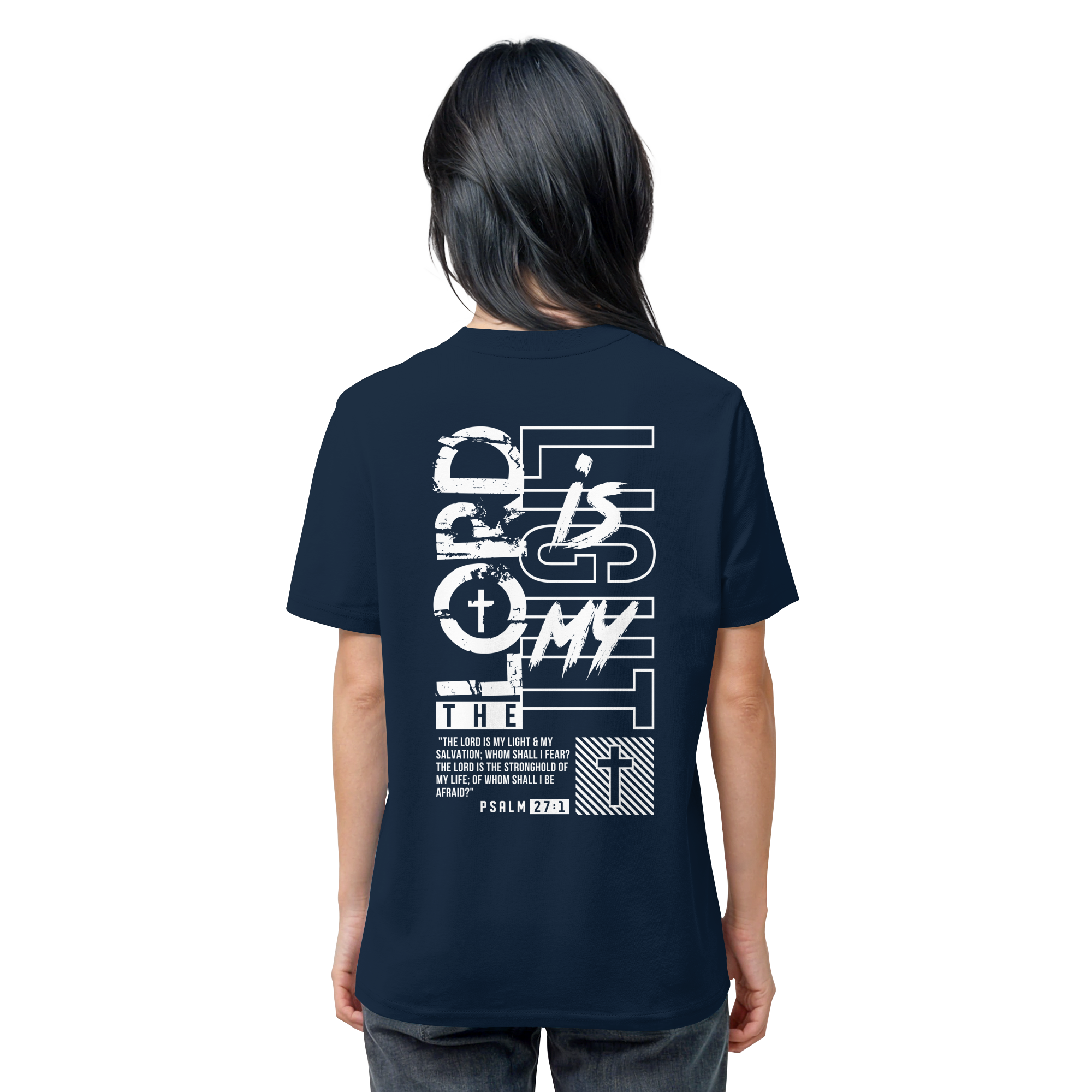 THE LORD IS MY LIGHT - T-Shirt Bio Baumwolle
