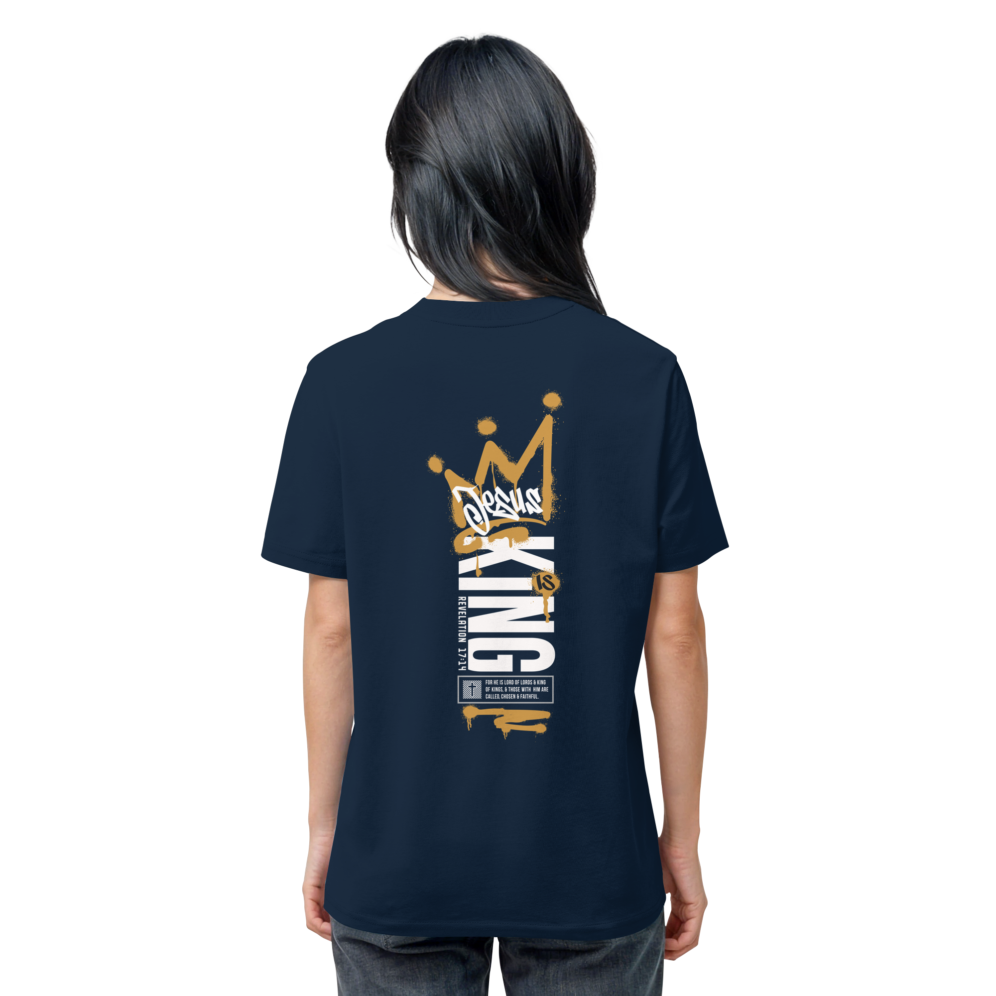 JESUS IS KING - T-Shirt Bio Baumwolle