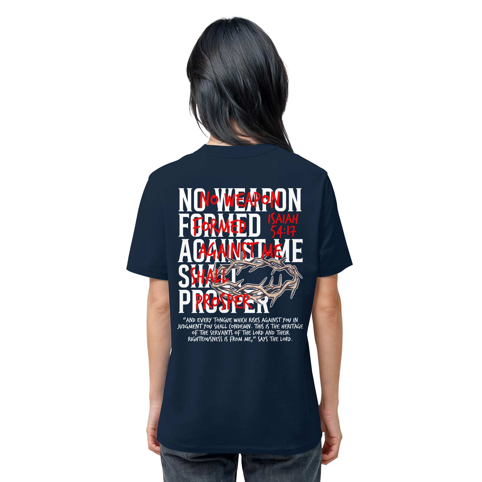 NO WEAPON SHALL PROSPER - Organic Shirt