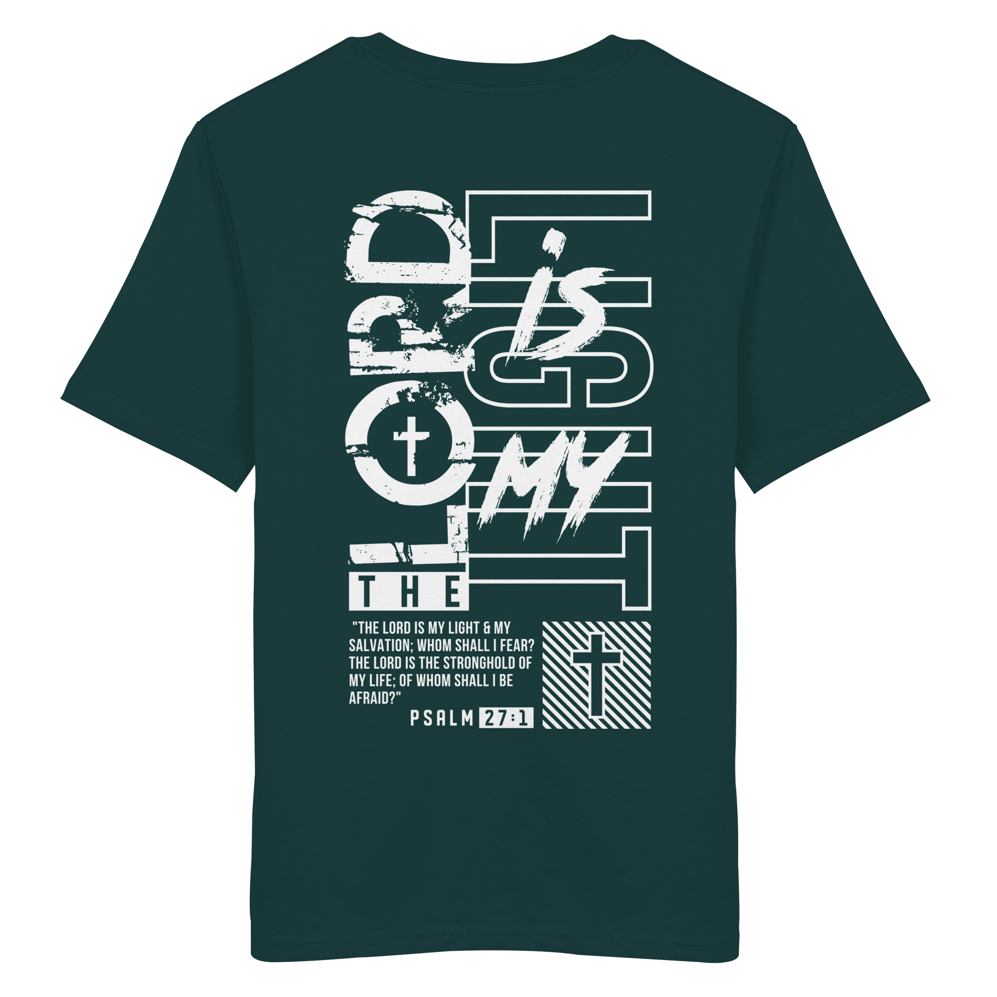 THE LORD IS MY LIGHT - T-Shirt Bio Baumwolle