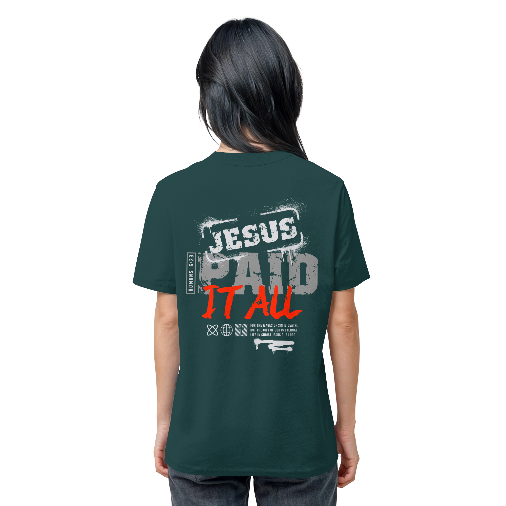 JESUS PAID ALL - T-Shirt Bio Baumwolle