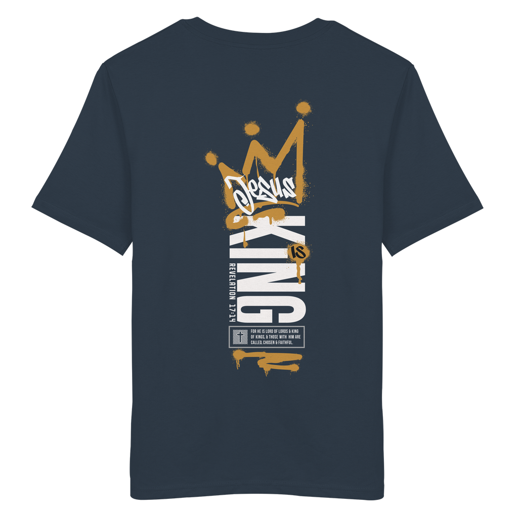 JESUS IS KING - T-Shirt Bio Baumwolle