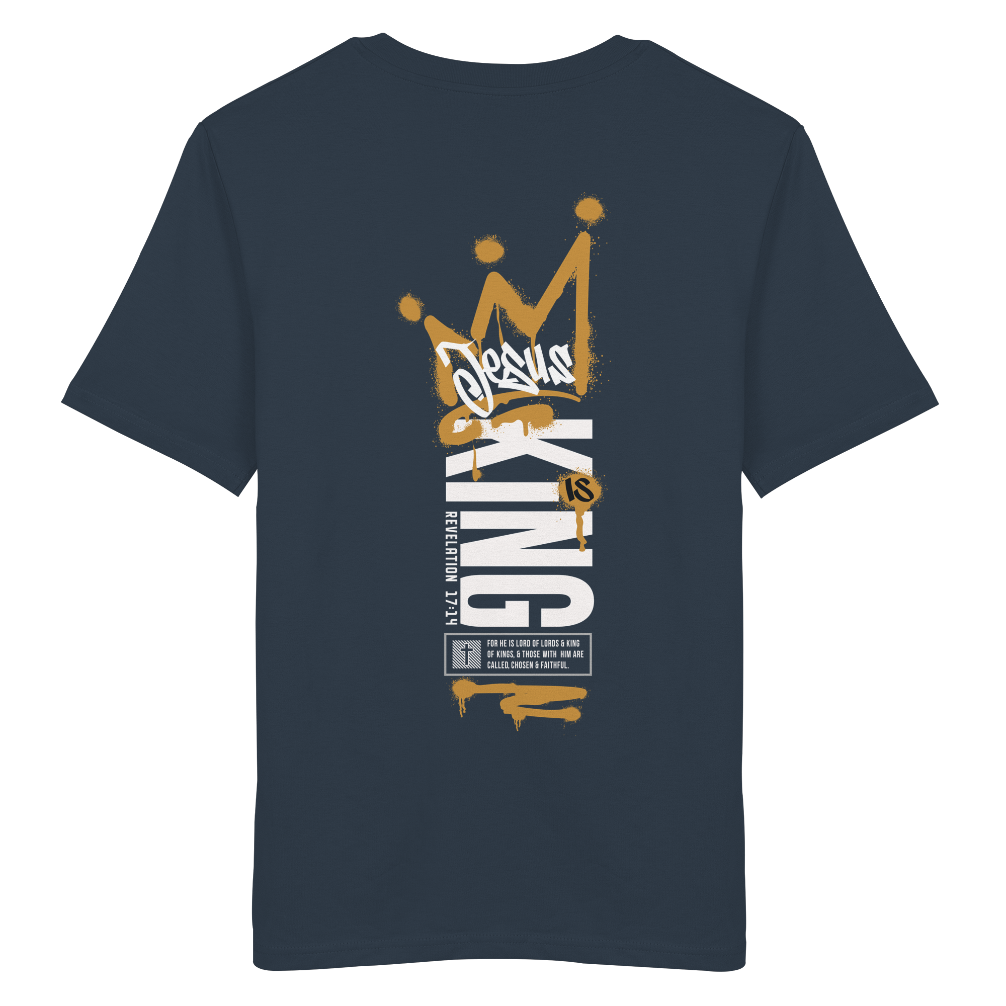 JESUS IS KING - T-Shirt Bio Baumwolle