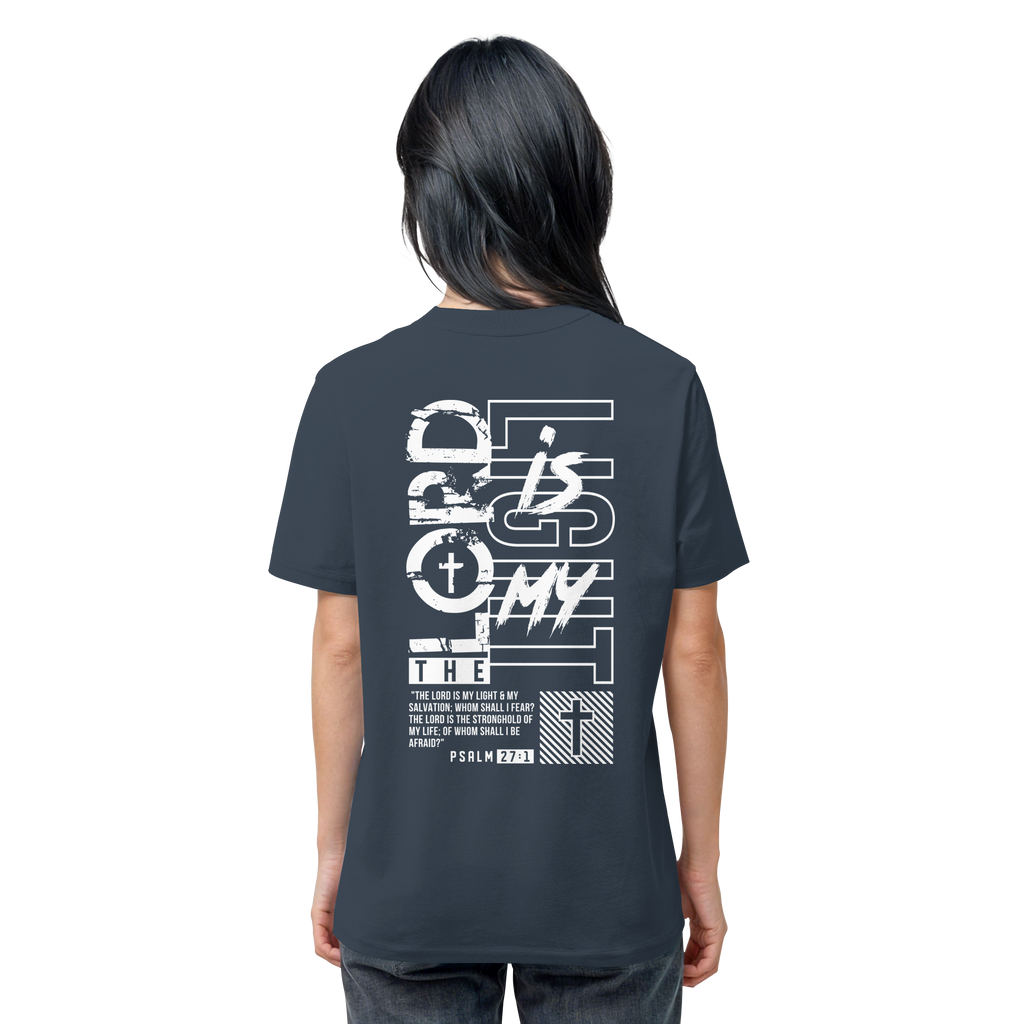 THE LORD IS MY LIGHT - T-Shirt Bio Baumwolle